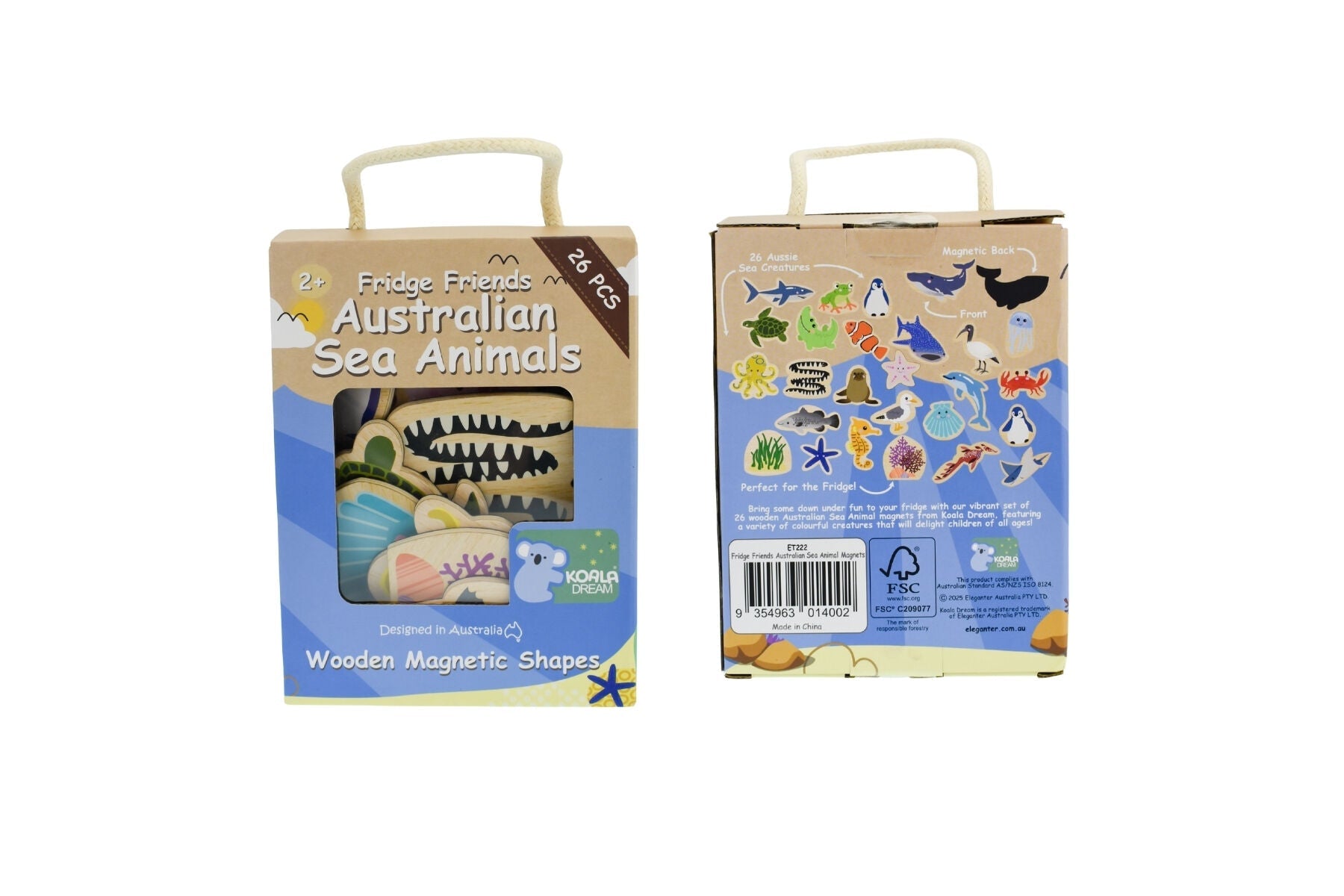 FRIDGE FRIENDS MAGNETIC AUSTRALIAN SEA ANIMALS 25PCS - Bamboo Sprout