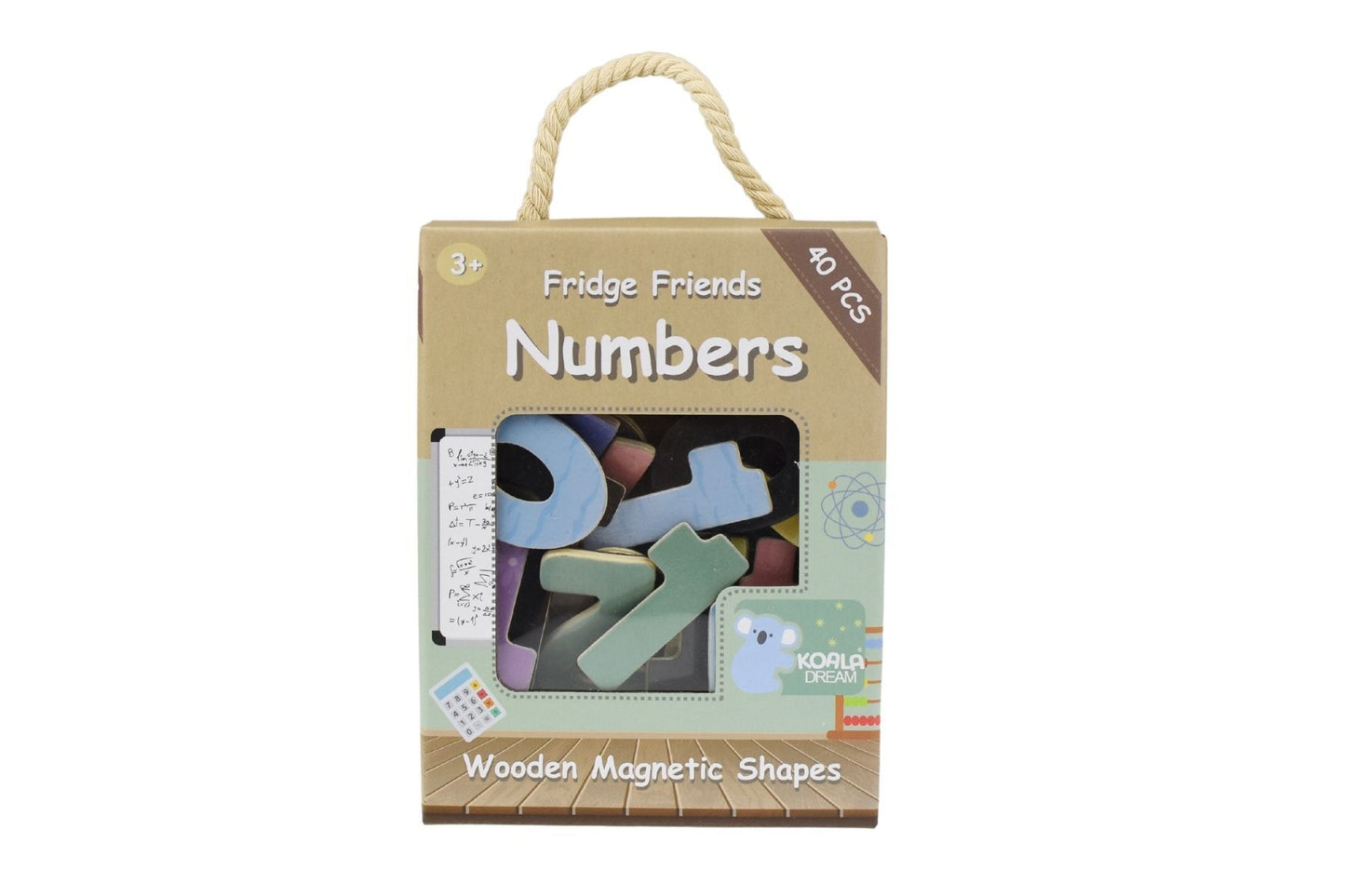 FRIDGE FRIENDS MAGNETIC NUMBERS 40PCS - Bamboo Sprout