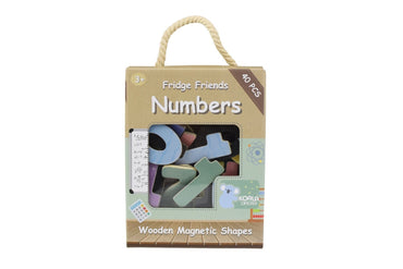 FRIDGE FRIENDS MAGNETIC NUMBERS 40PCS - Bamboo Sprout