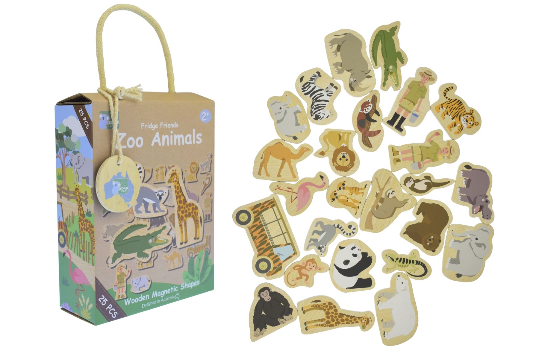 FRIDGE FRIENDS ZOO ANIMALS 25PC - Bamboo Sprout