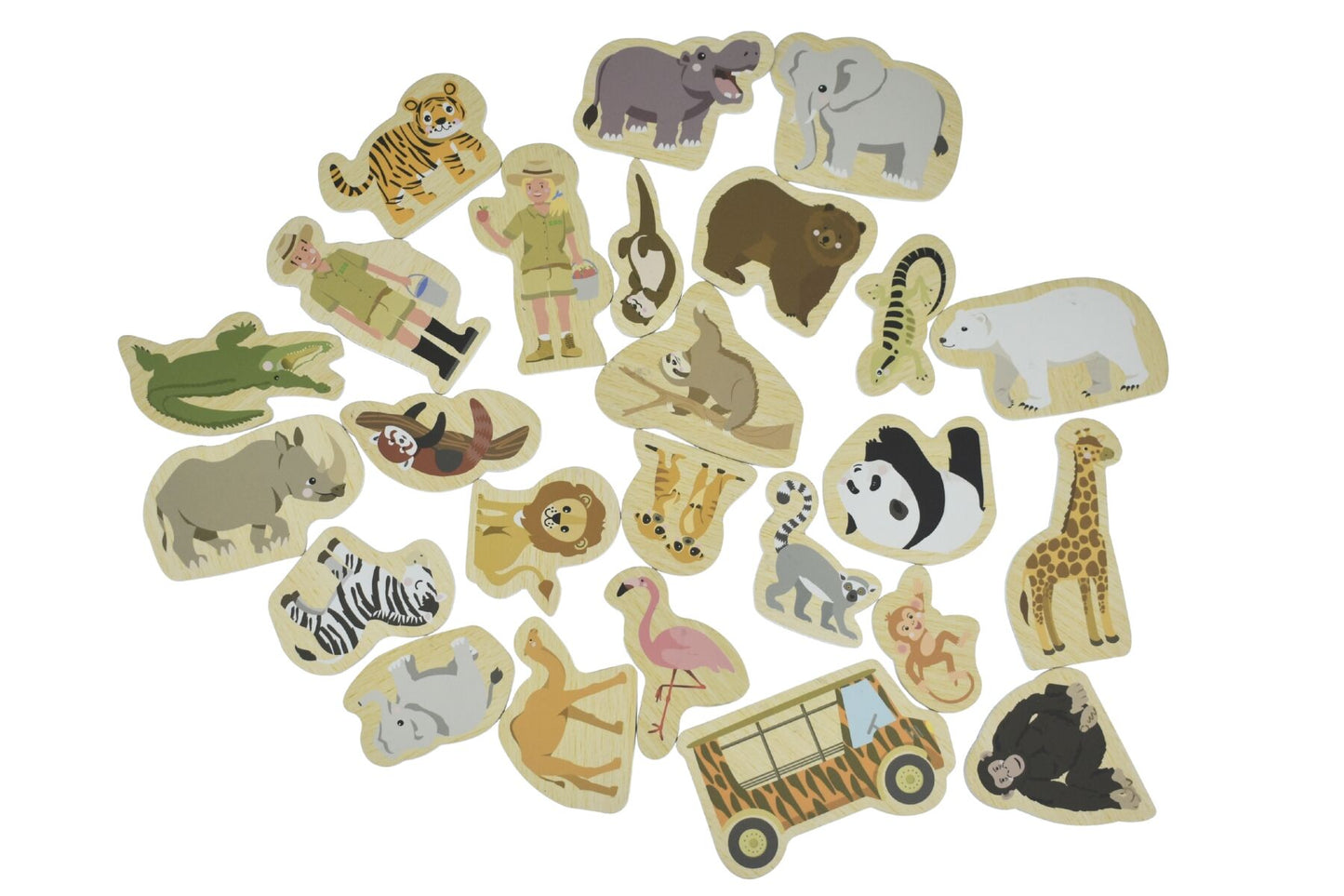 FRIDGE FRIENDS ZOO ANIMALS 25PC - Bamboo Sprout