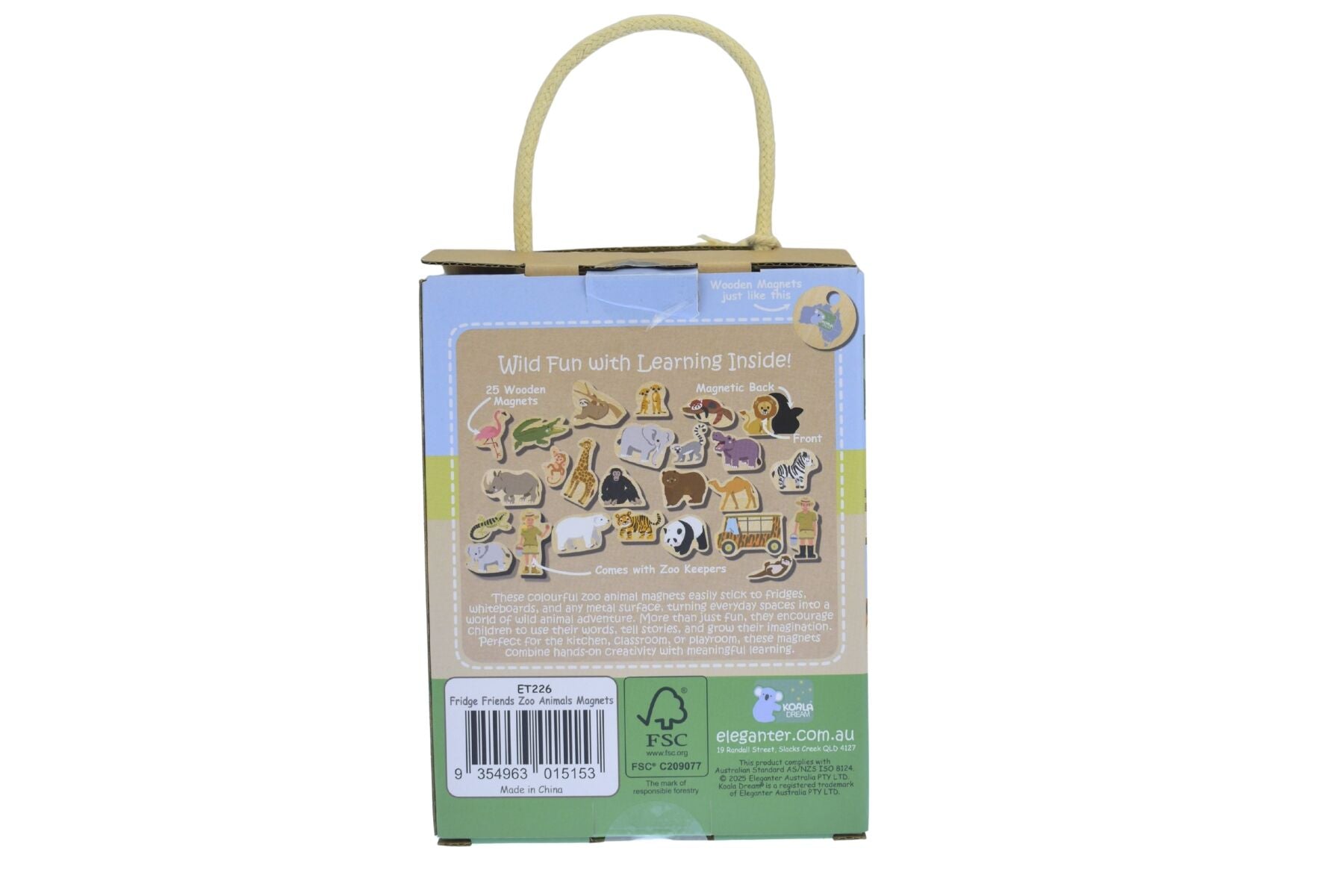 FRIDGE FRIENDS ZOO ANIMALS 25PC - Bamboo Sprout
