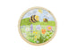 Wooden 9-piece garden jigsaw puzzle by Koala Dream featuring bee and nature scene for kids.