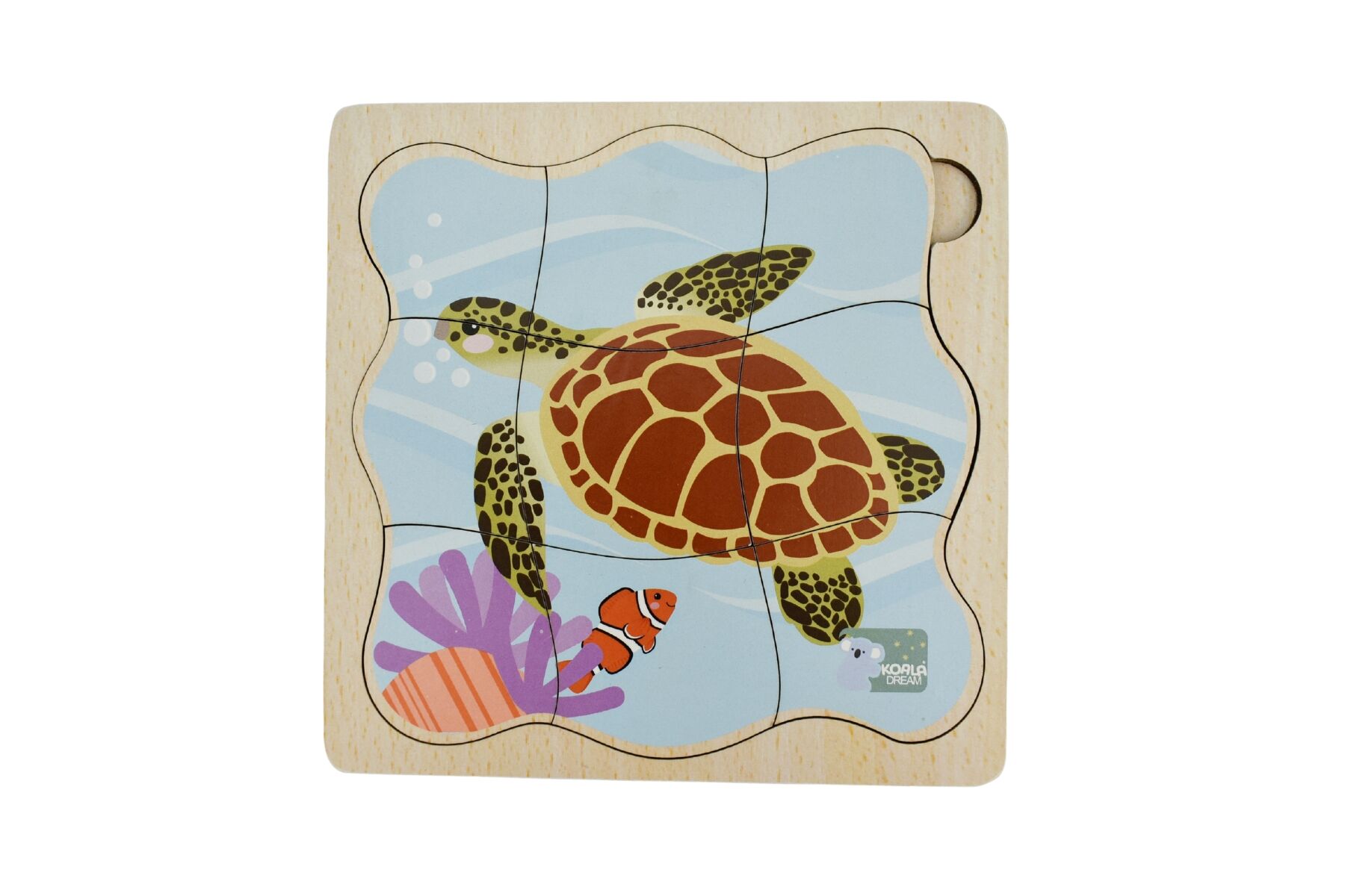 BUSH BUDDIES GREEN SEA TURTLE LIFE CYCLE LAYER PUZZLE - Bamboo Sprout