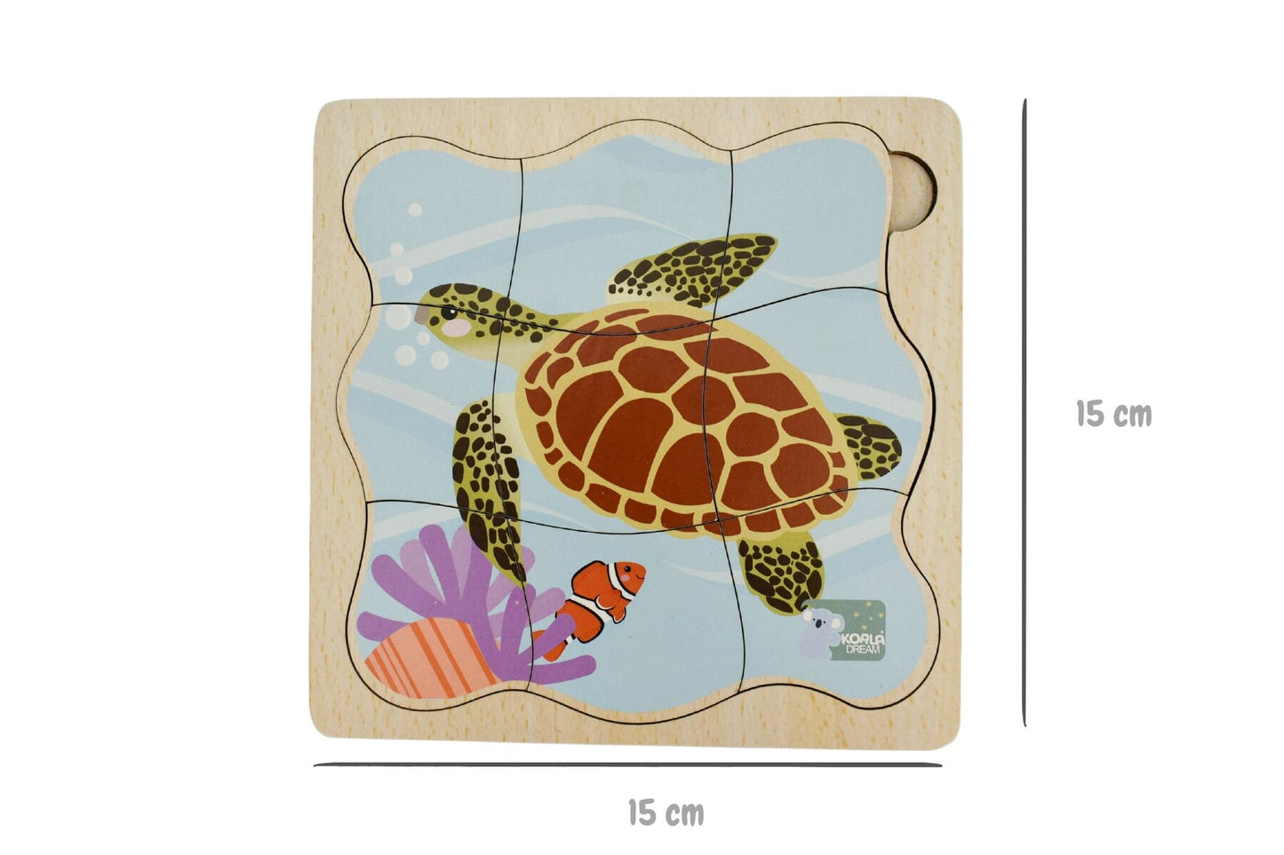 BUSH BUDDIES GREEN SEA TURTLE LIFE CYCLE LAYER PUZZLE - Bamboo Sprout