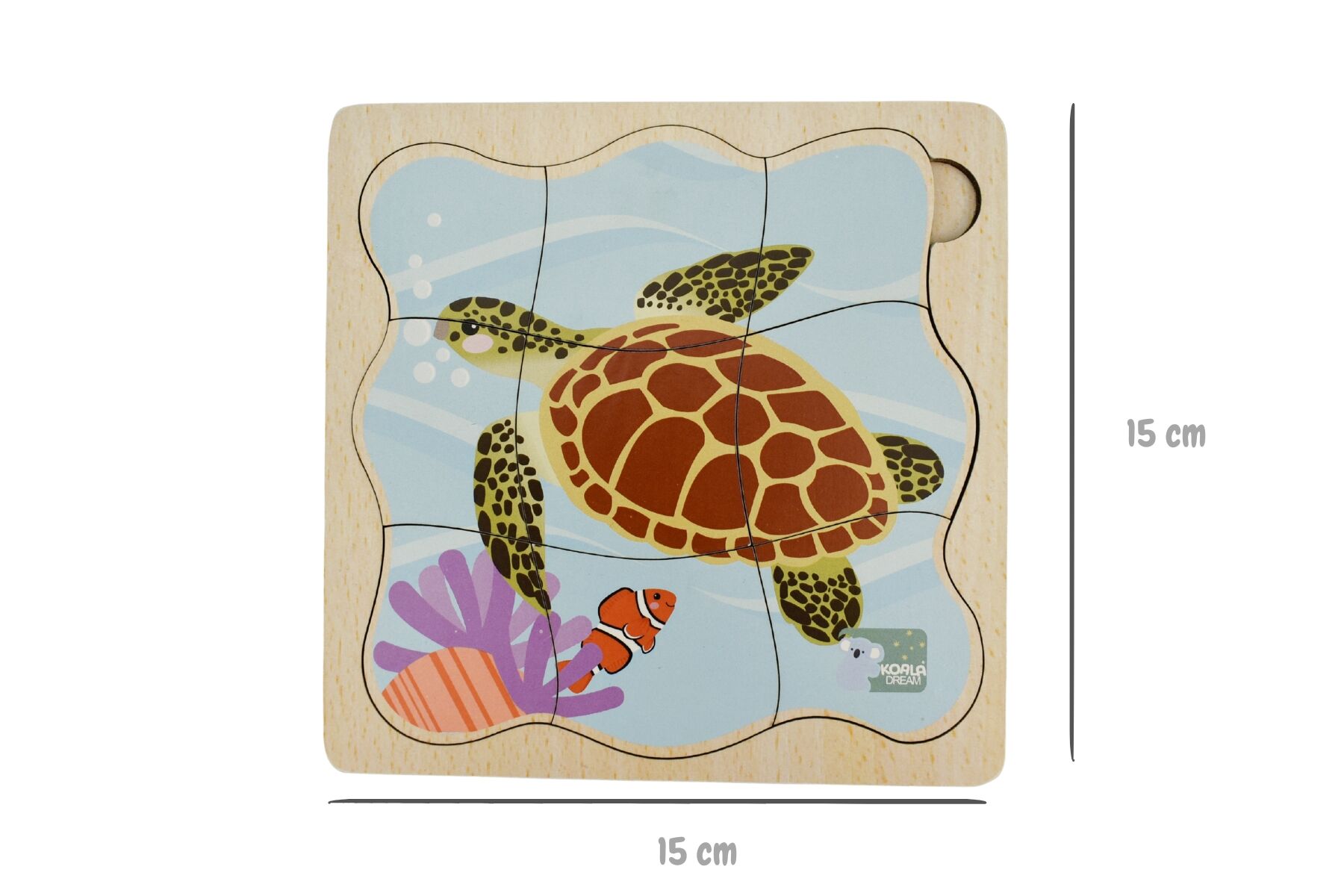 BUSH BUDDIES GREEN SEA TURTLE LIFE CYCLE LAYER PUZZLE - Bamboo Sprout