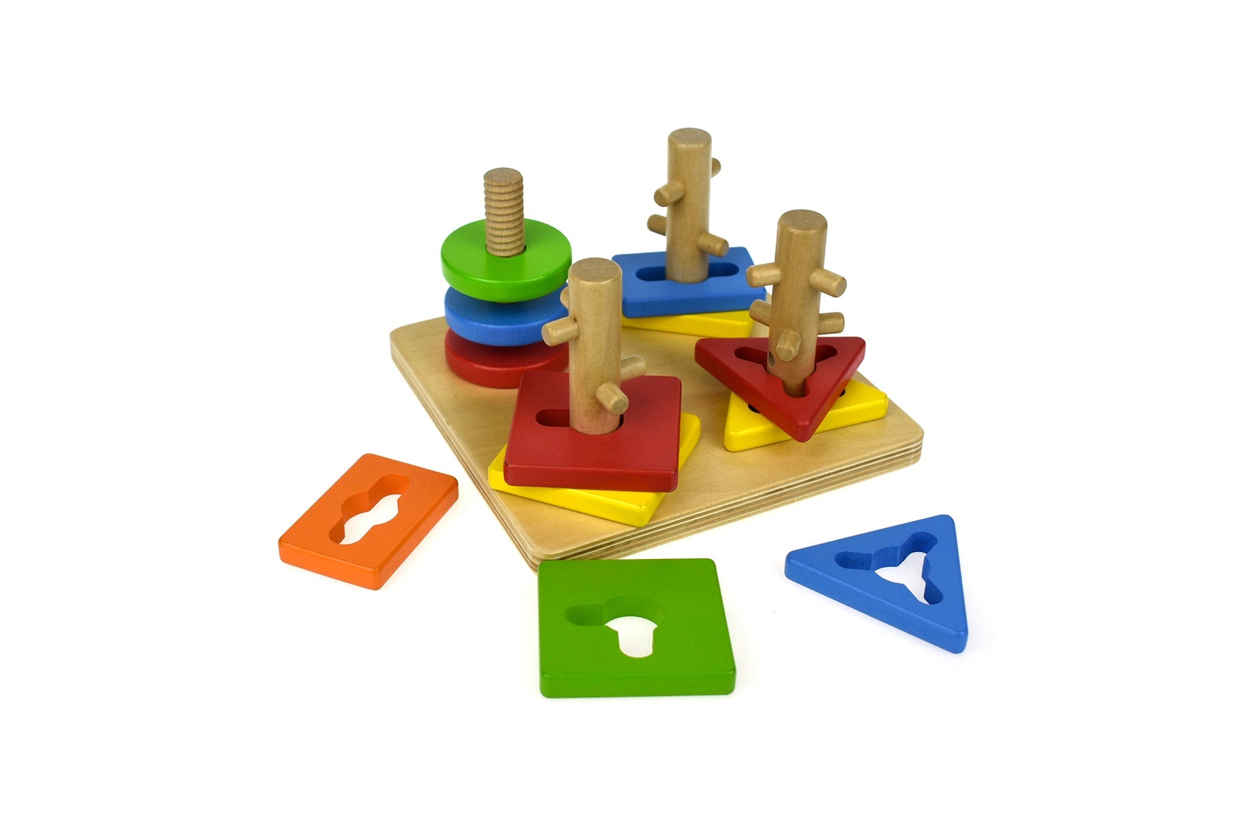 WOODEN ROTATING SHAPE SORTER - Bamboo Sprout