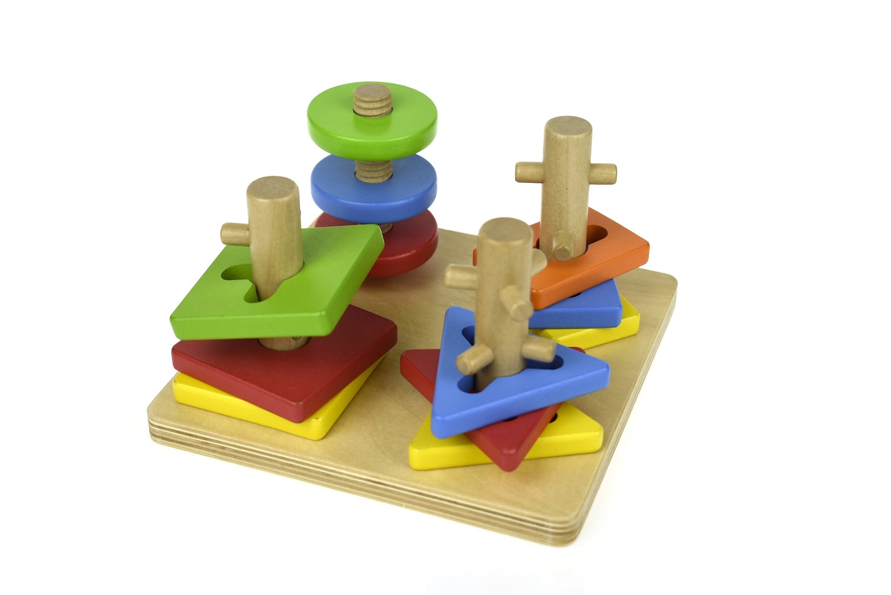 WOODEN ROTATING SHAPE SORTER - Bamboo Sprout