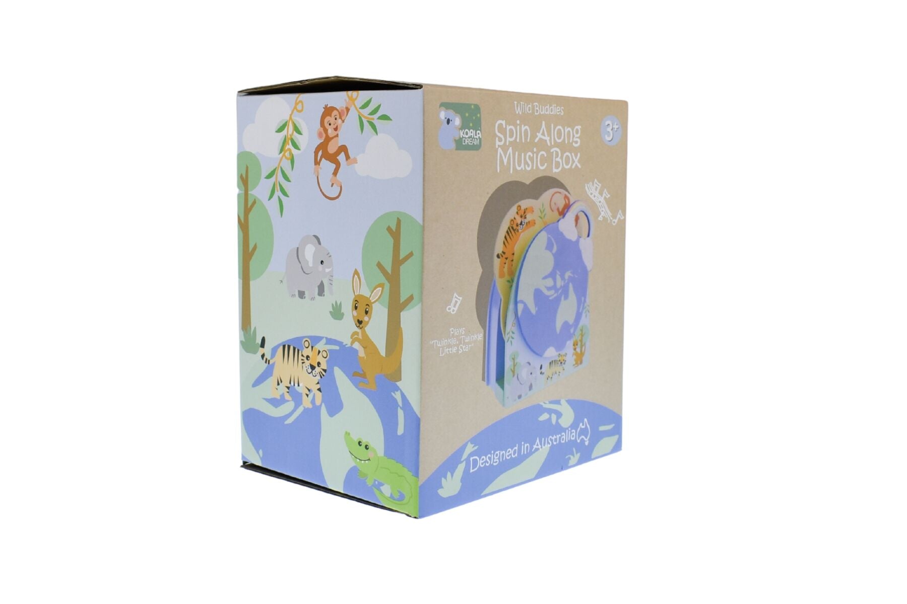WILD BUDDIES SPIN ALONG MUSIC BOX - Bamboo Sprout