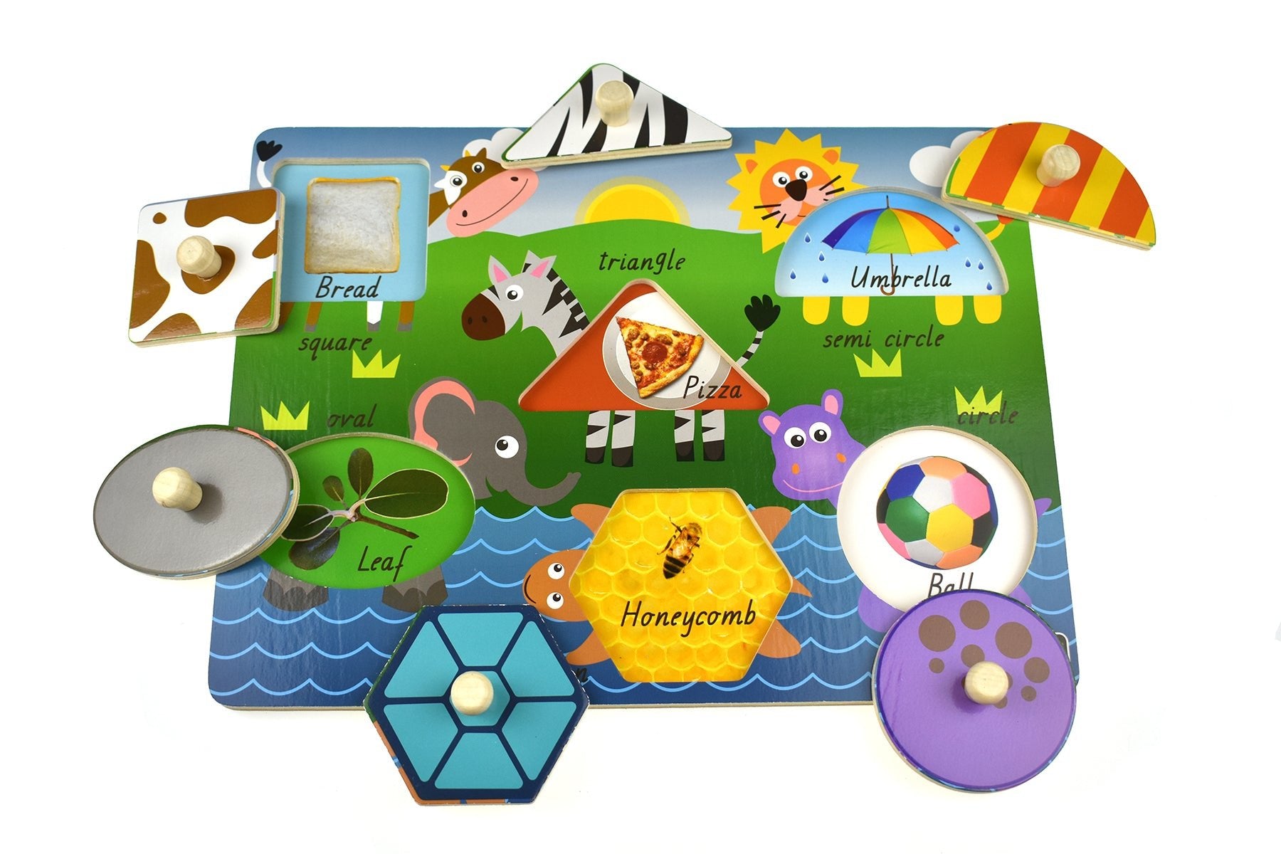 2 IN 1 ANIMAL SHAPE PEG PUZZLE - Bamboo Sprout