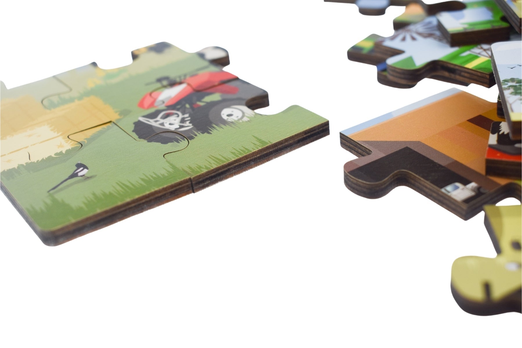 AUSSIE FARM VEHICLES JIGSAW PUZZLE 24PCS - Bamboo Sprout