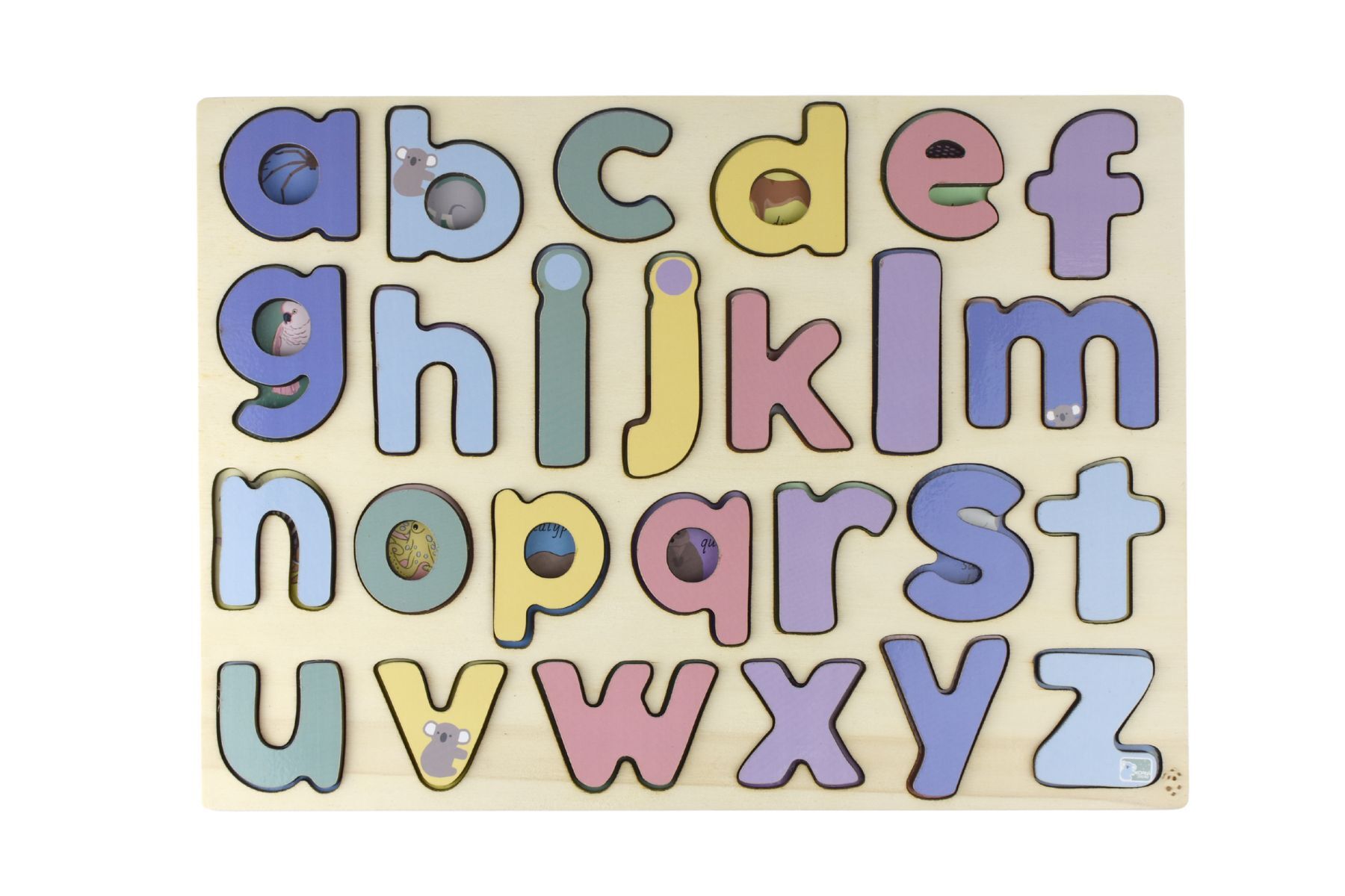 AUSTRALIAN ANIMALS A - Z LOWERCASE ALPHABET PUZZLE - Bamboo Sprout