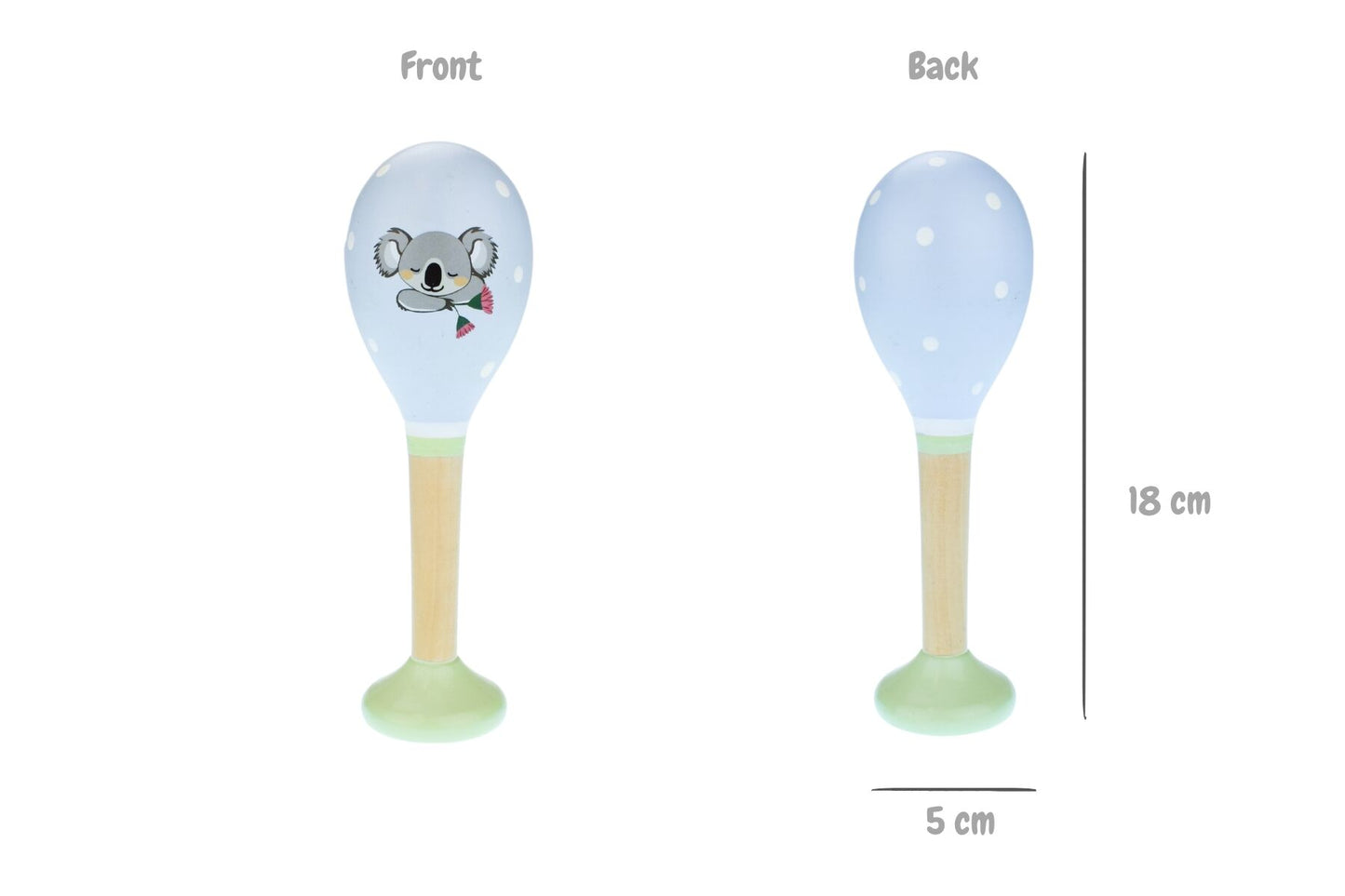 BUSH BUDDIES AUSTRALIAN ANIMALS MARACA & BELLSTICK SET - Bamboo Sprout