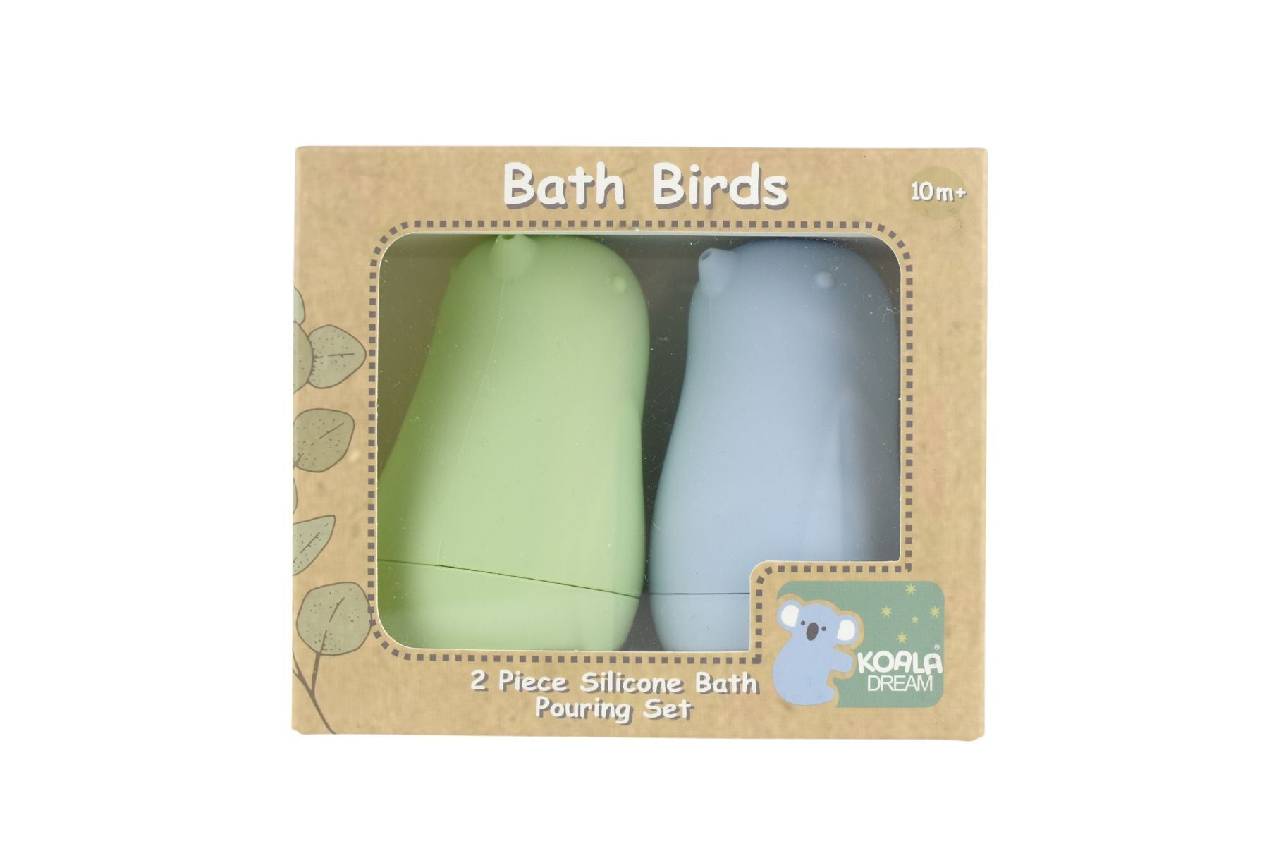 BATH BIRDS 2PC SILICONE POURING SET - GREEN - Bamboo Sprout
