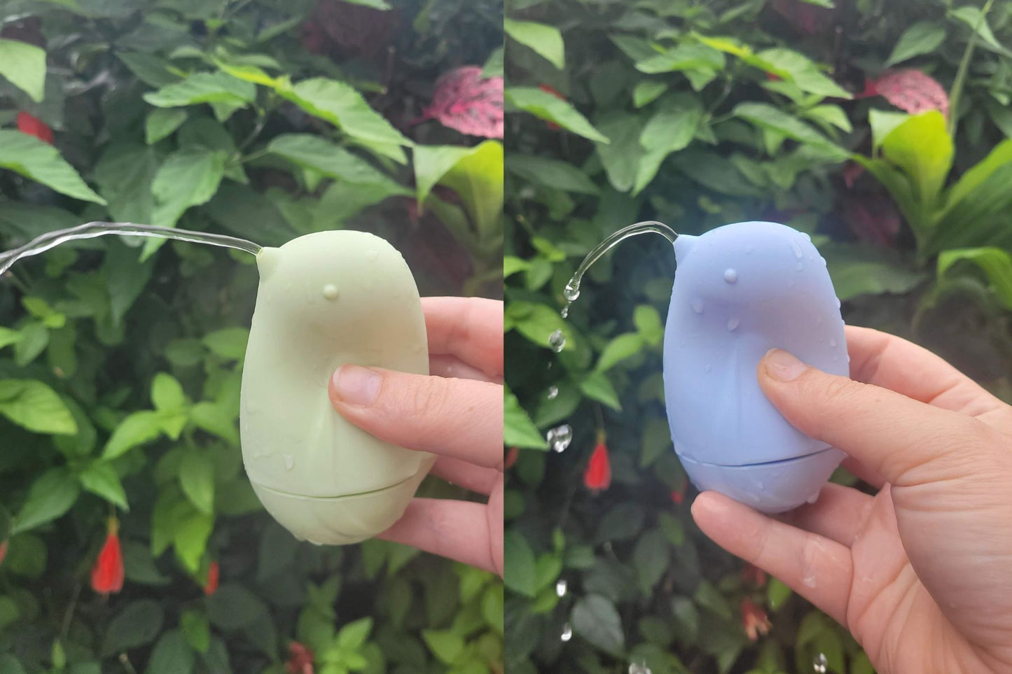 BATH BIRDS 2PC SILICONE POURING SET - GREEN - Bamboo Sprout