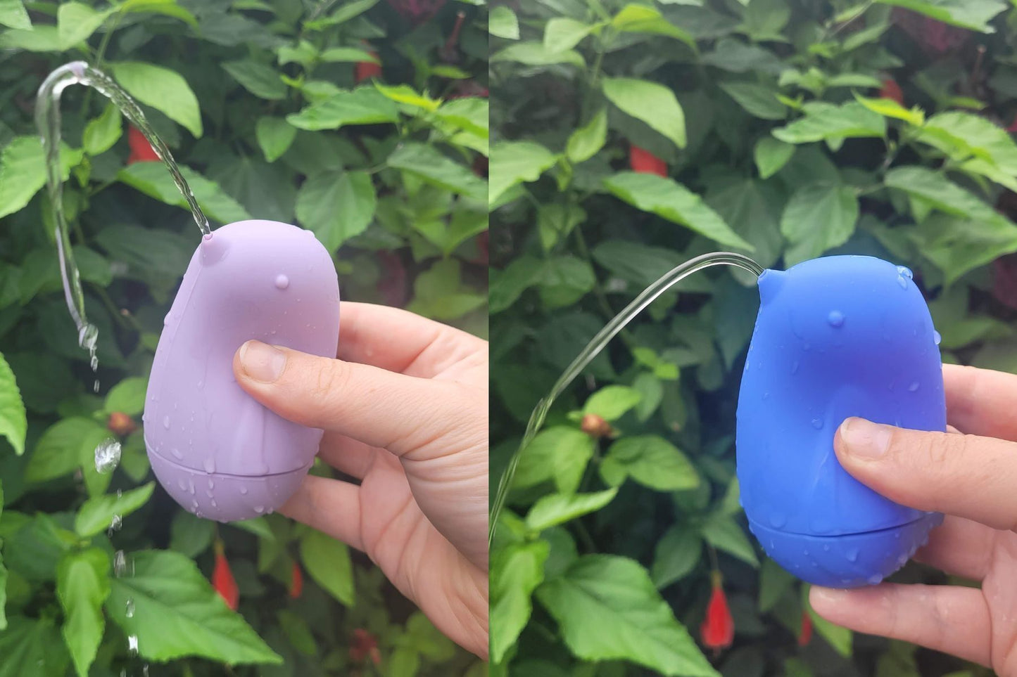 BATH BIRDS 2PC SILICONE POURING SET - PURPLE - Bamboo Sprout