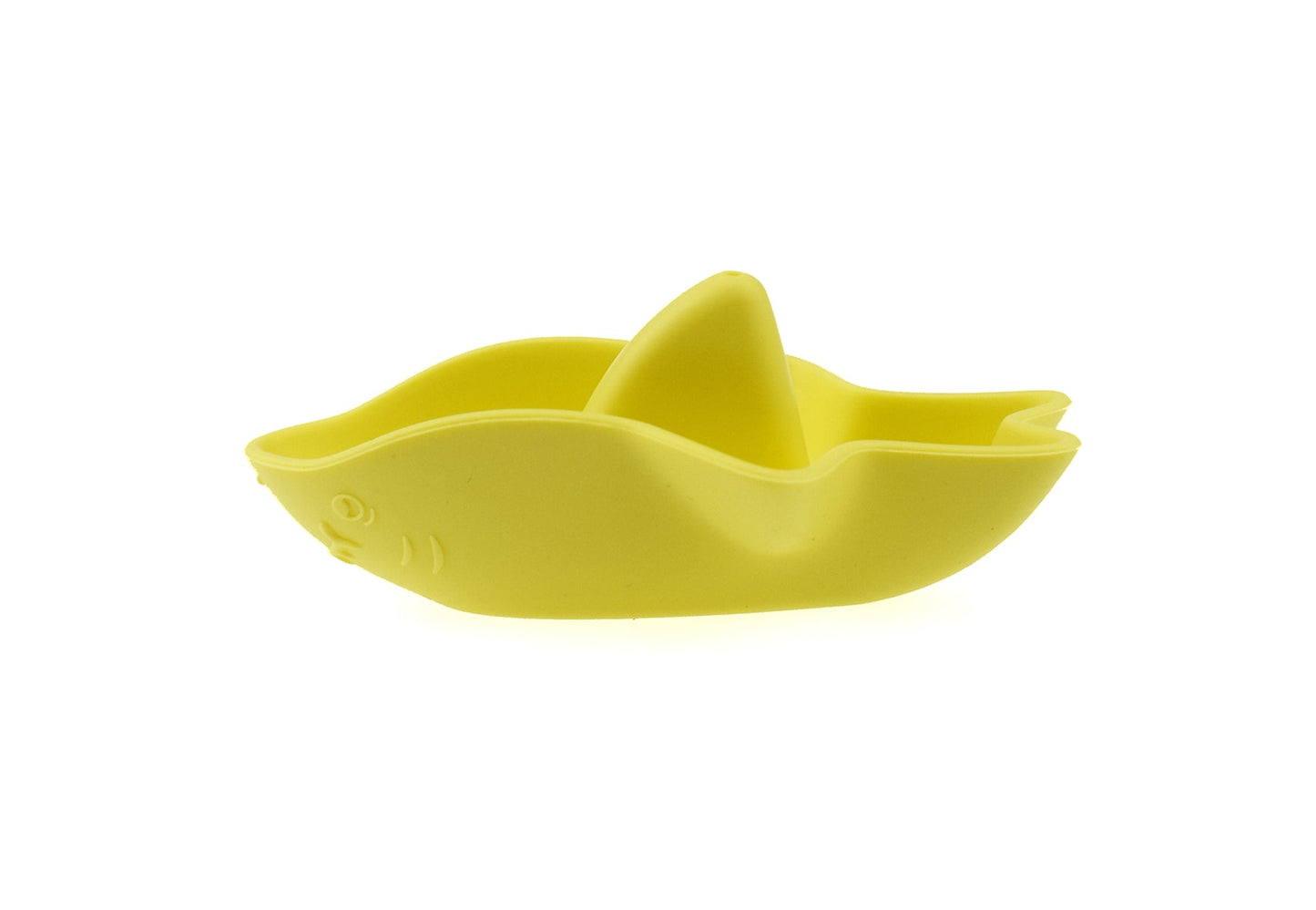 BATH SHARKS SILICONE 3PC SET - YELLOW/PURPLE - Bamboo Sprout