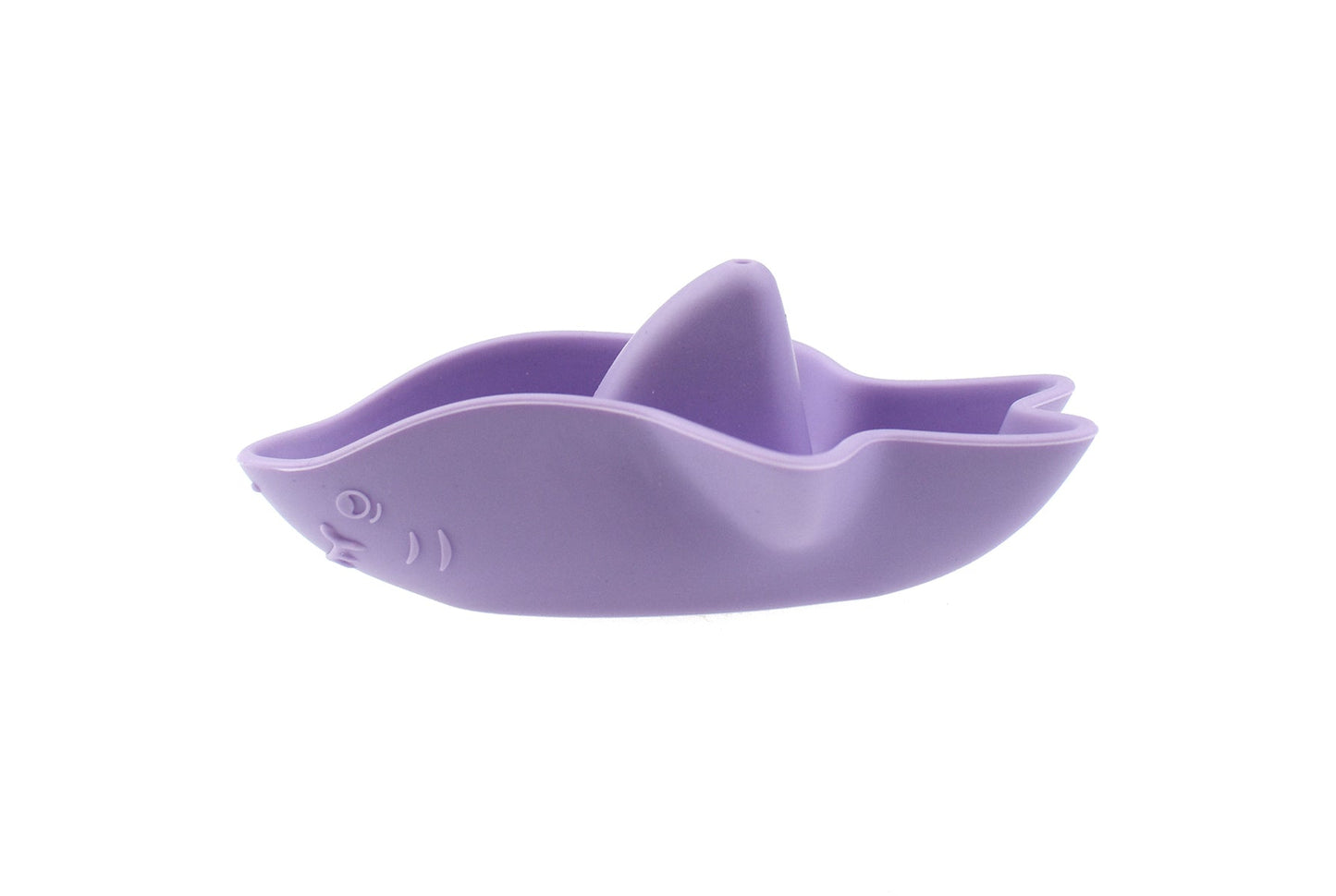 BATH SHARKS SILICONE 3PC SET - YELLOW/PURPLE - Bamboo Sprout