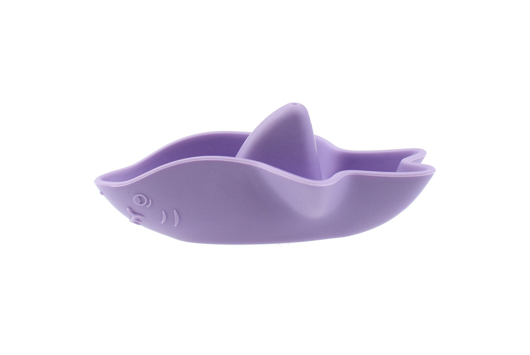 BATH SHARKS SILICONE 3PC SET - YELLOW/PURPLE - Bamboo Sprout
