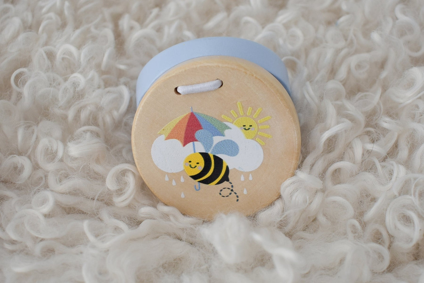 BUZZY DAYS BEE WOODEN CASTANETS PRICE FOR 2 - Bamboo Sprout