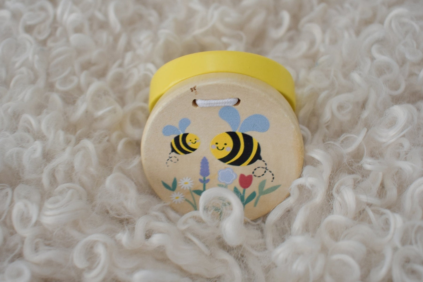 BUZZY DAYS BEE WOODEN CASTANETS PRICE FOR 2 - Bamboo Sprout