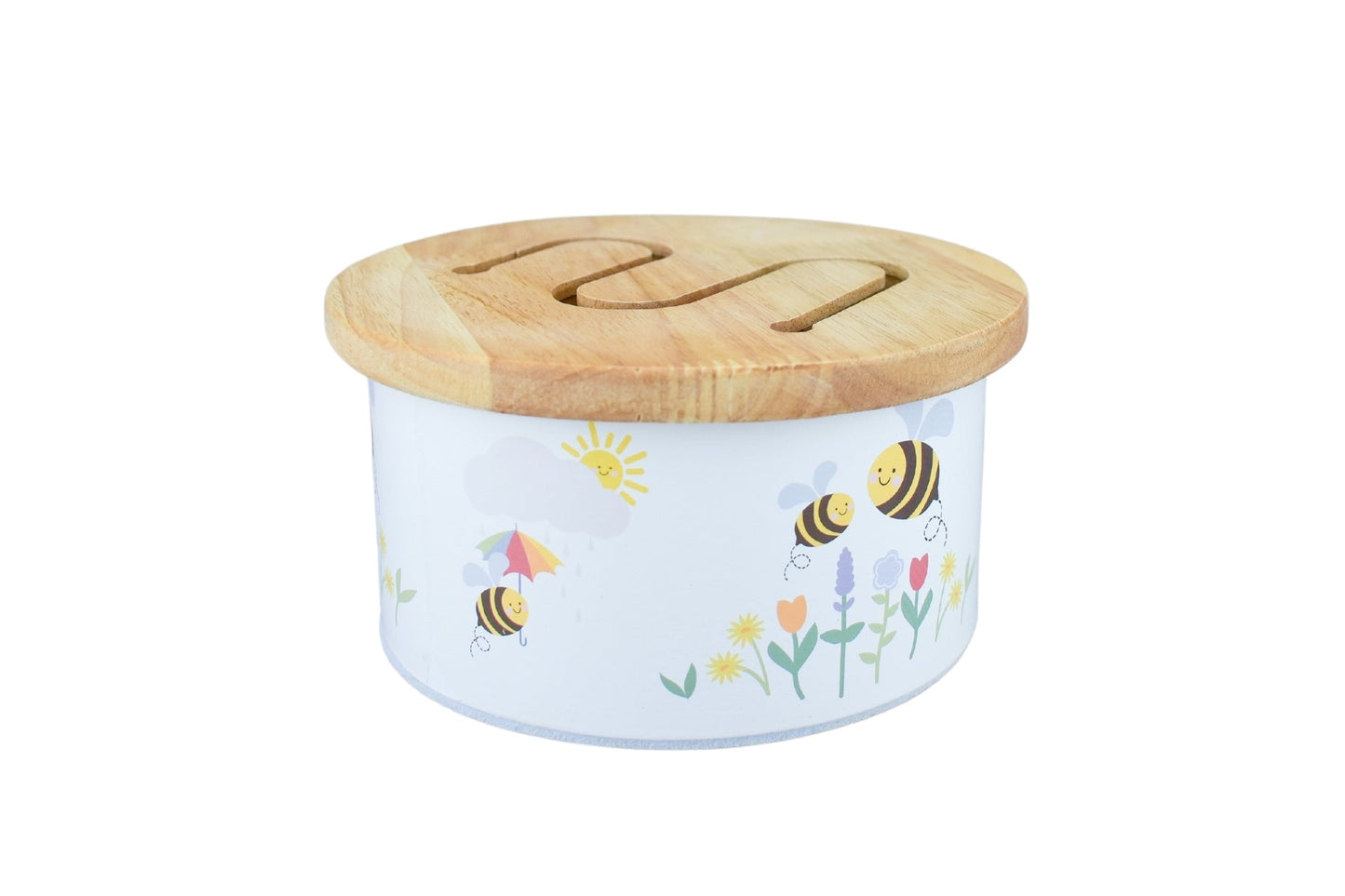 BUZZY DAYS BEE WOODEN DRUM - Bamboo Sprout