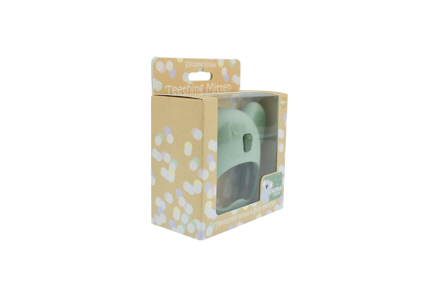 SILICONE KOALA TEETHING MITTEN - GREEN - Bamboo Sprout