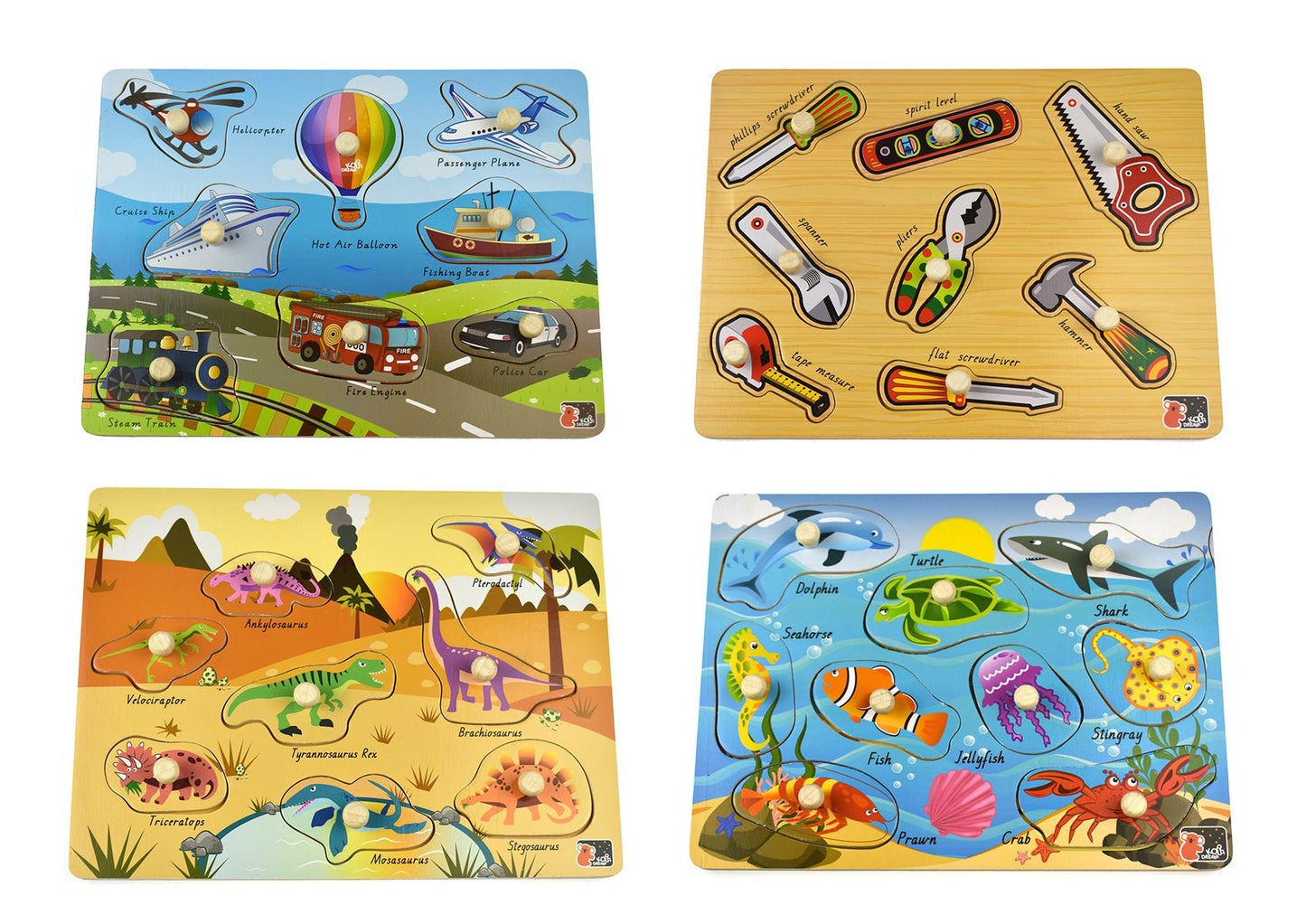 KOALA DREAM PEG & JIGSAW PUZZLE PACK OF 12 - Bamboo Sprout