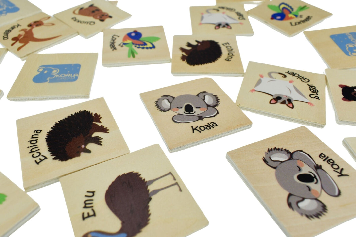 BUSH BUDDIES WOODEN MEMORY GAME AUSTRALIAN ANIMAL - Bamboo Sprout