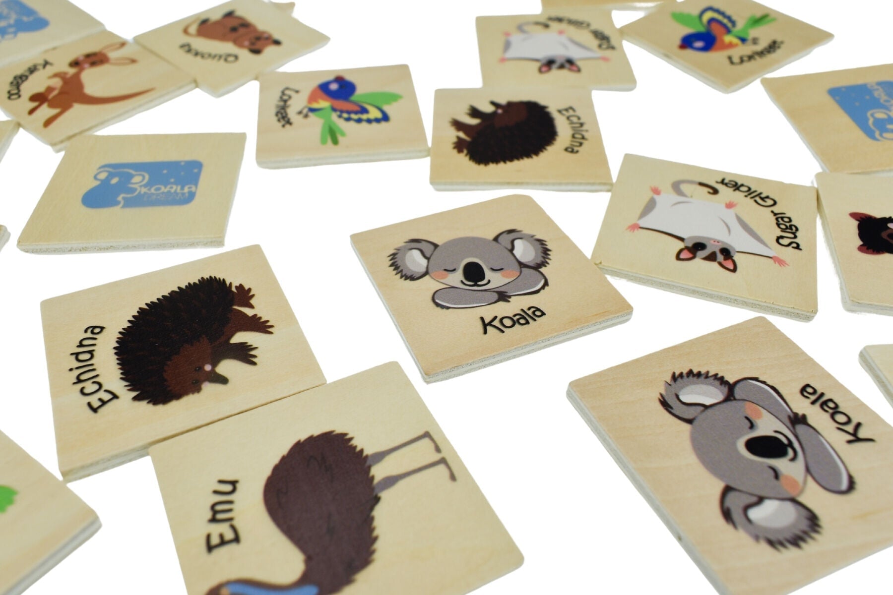 BUSH BUDDIES WOODEN MEMORY GAME AUSTRALIAN ANIMAL - Bamboo Sprout