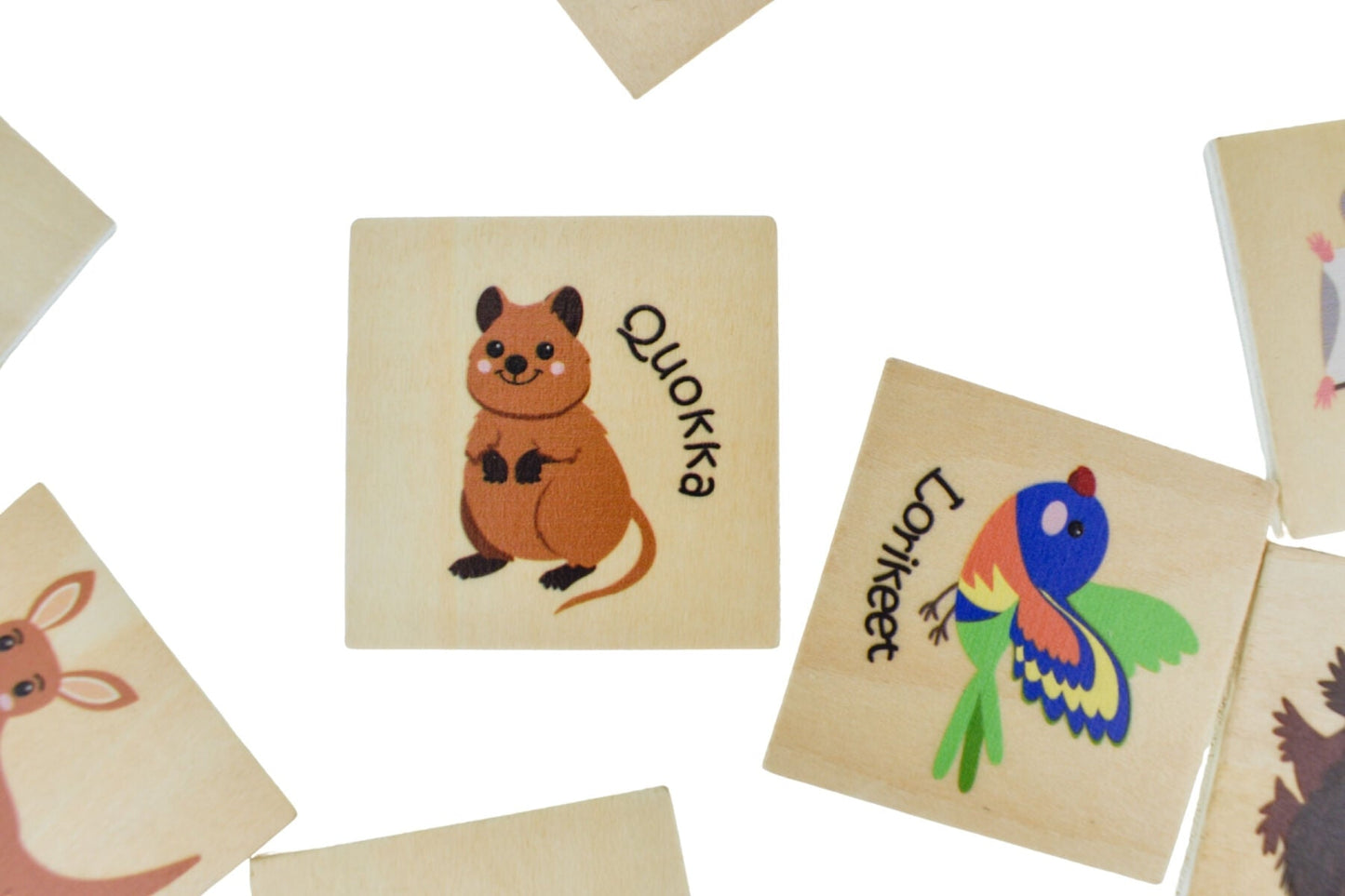BUSH BUDDIES WOODEN MEMORY GAME AUSTRALIAN ANIMAL - Bamboo Sprout