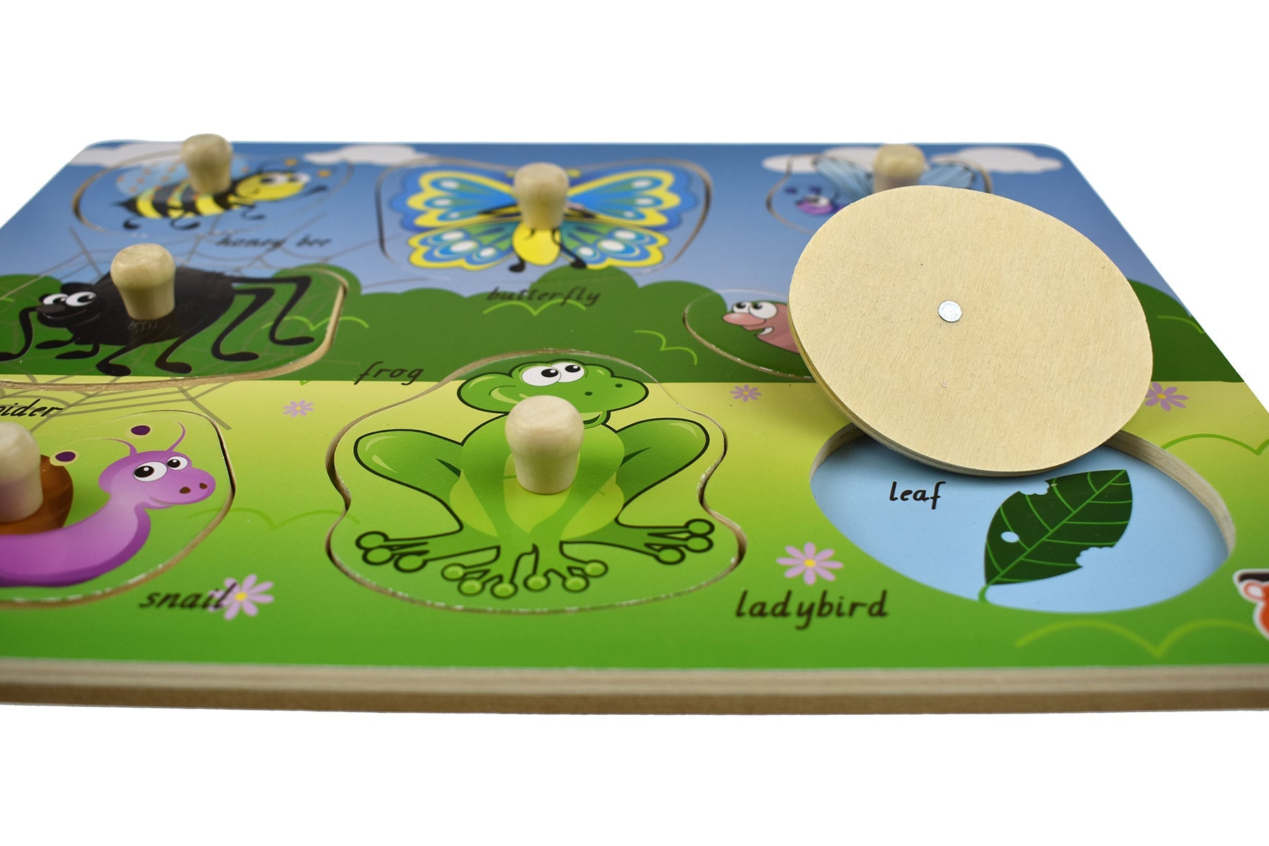 2 IN 1 MINIBEASTS INSECT PEG PUZZLE - Bamboo Sprout