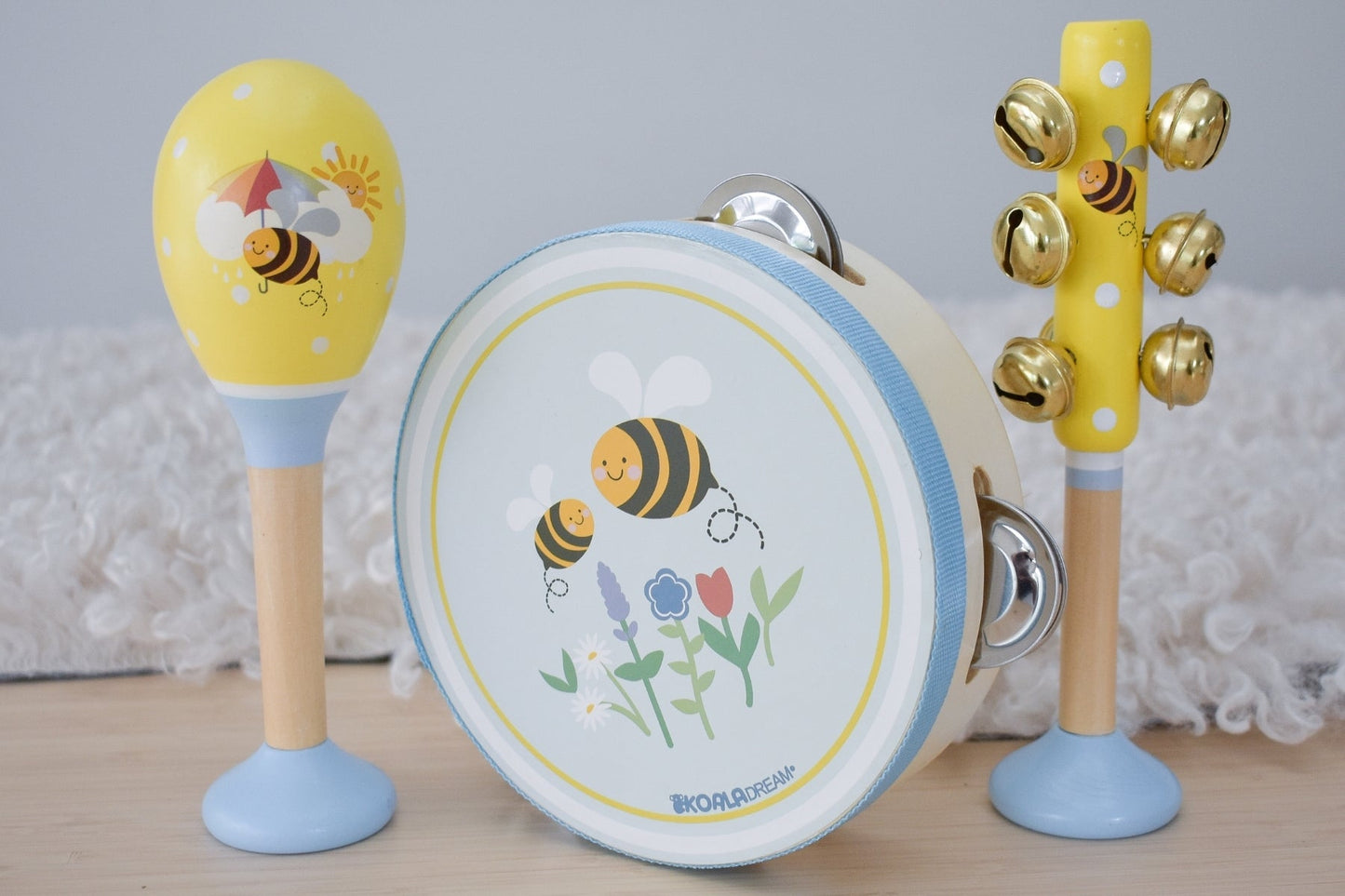 BUZZY DAYS BEE 3PCS MUSICAL SET - Bamboo Sprout