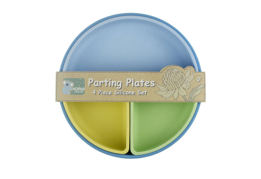 PARTING PLATES 4 PCS SILICONE SET - Bamboo Sprout