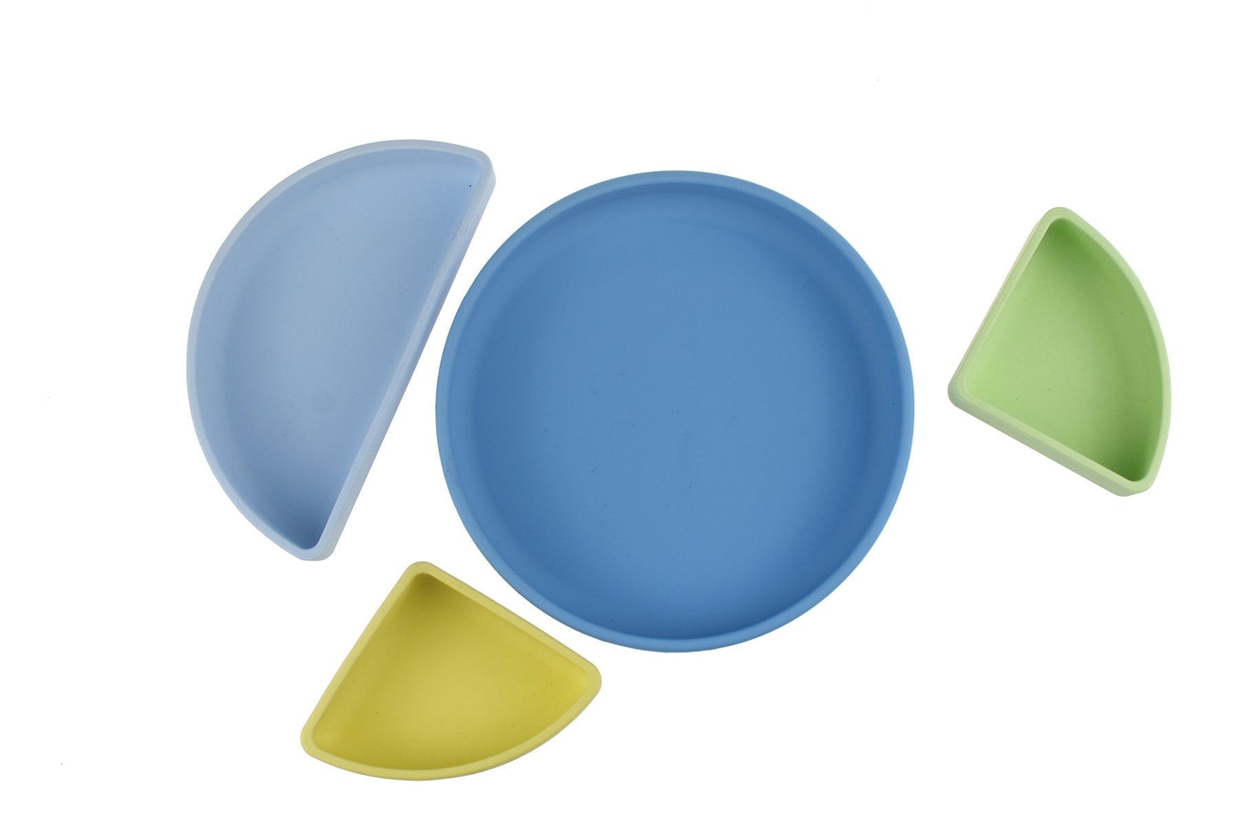 PARTING PLATES 4 PCS SILICONE SET - Bamboo Sprout