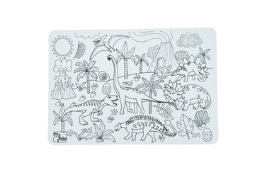 REUSABLE SILICONE DRAWING MAT - DINOSAURS - Bamboo Sprout