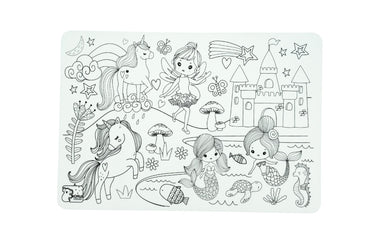 REUSABLE SILICONE DRAWING MAT - ENCHANTED KINGDOM - Bamboo Sprout