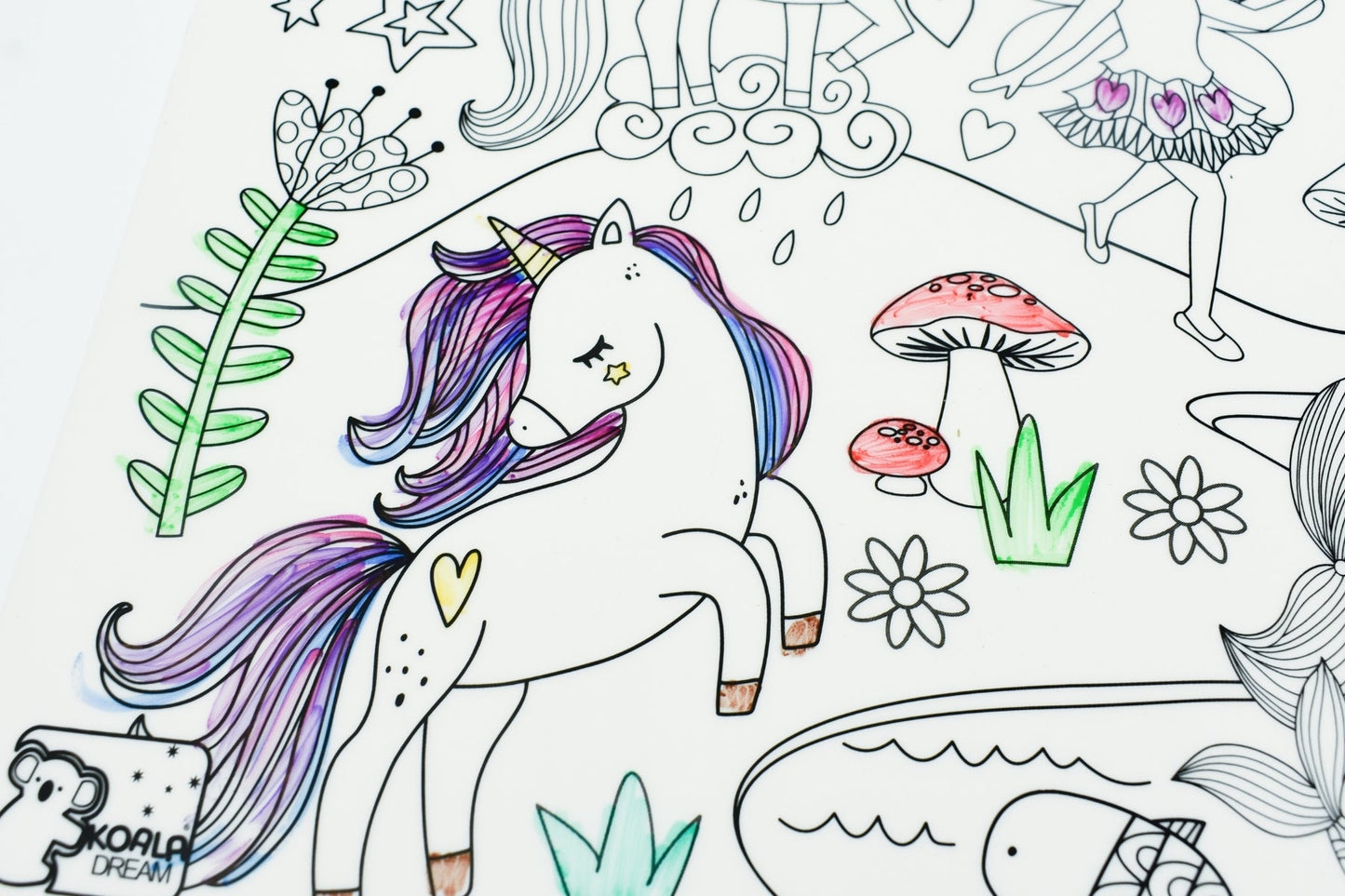 REUSABLE SILICONE DRAWING MAT - ENCHANTED KINGDOM - Bamboo Sprout