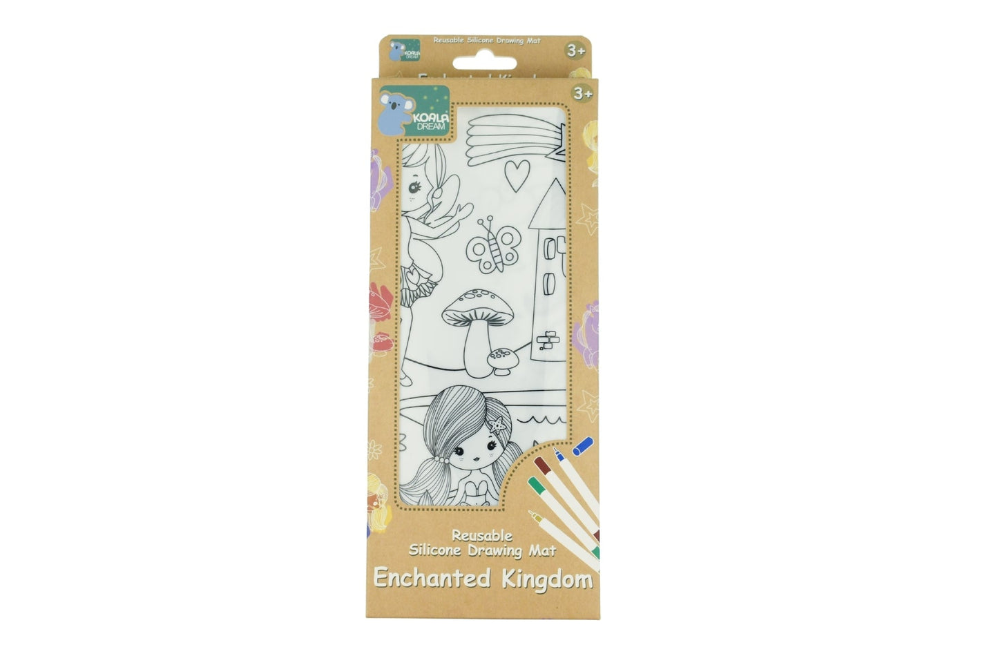 REUSABLE SILICONE DRAWING MAT - ENCHANTED KINGDOM - Bamboo Sprout
