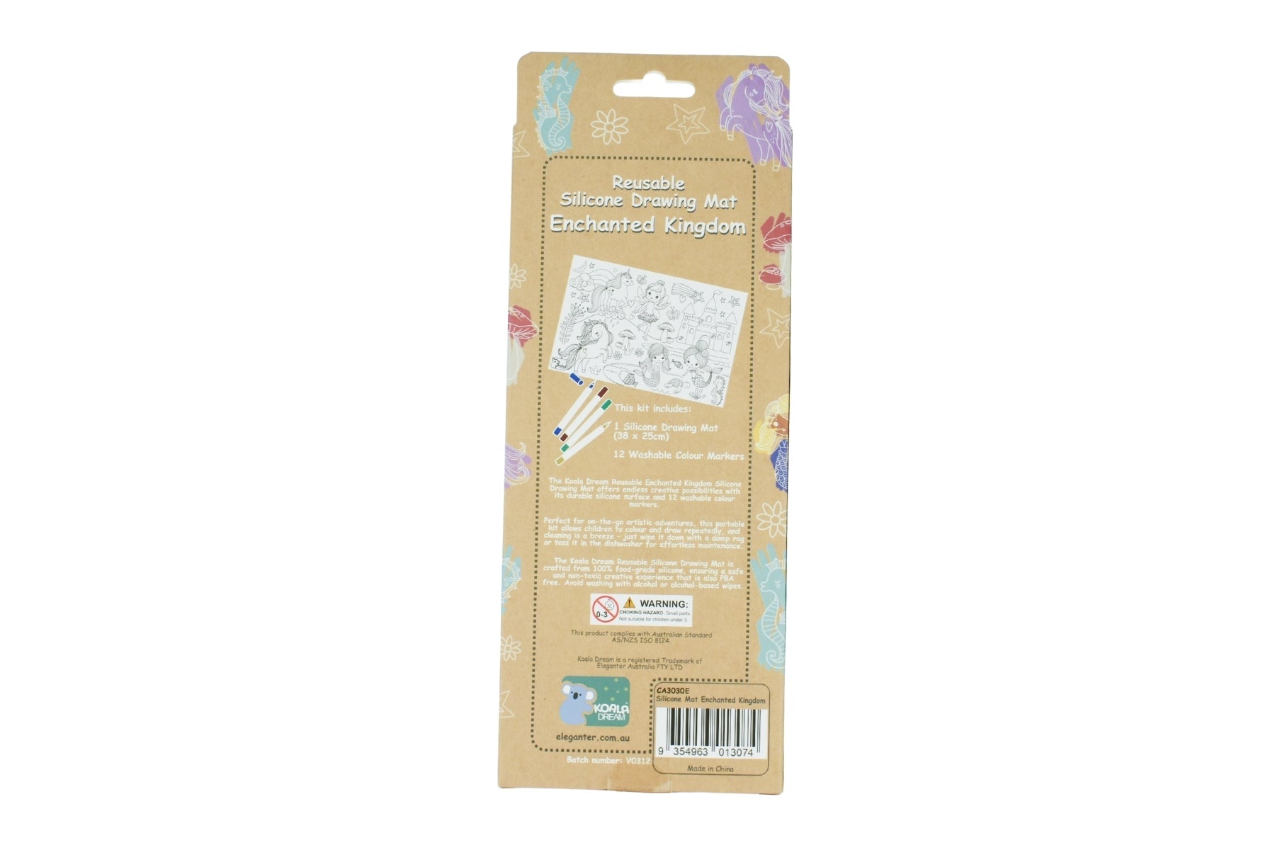 REUSABLE SILICONE DRAWING MAT - ENCHANTED KINGDOM - Bamboo Sprout