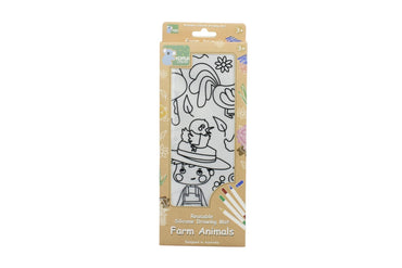 REUSABLE SILICONE DRAWING MAT - FARM ANIMALS - Bamboo Sprout