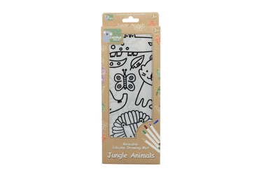REUSABLE SILICONE DRAWING MAT - JUNGLE ANIMALS - Bamboo Sprout