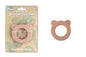 SENSORY SILICONE BEAR TEETHER - PINK - Bamboo Sprout