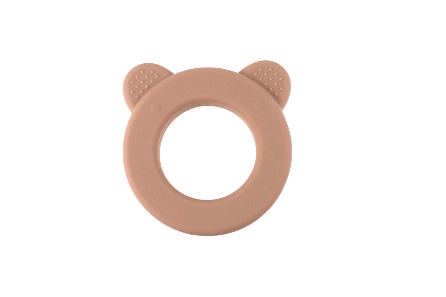 SENSORY SILICONE BEAR TEETHER - PINK - Bamboo Sprout