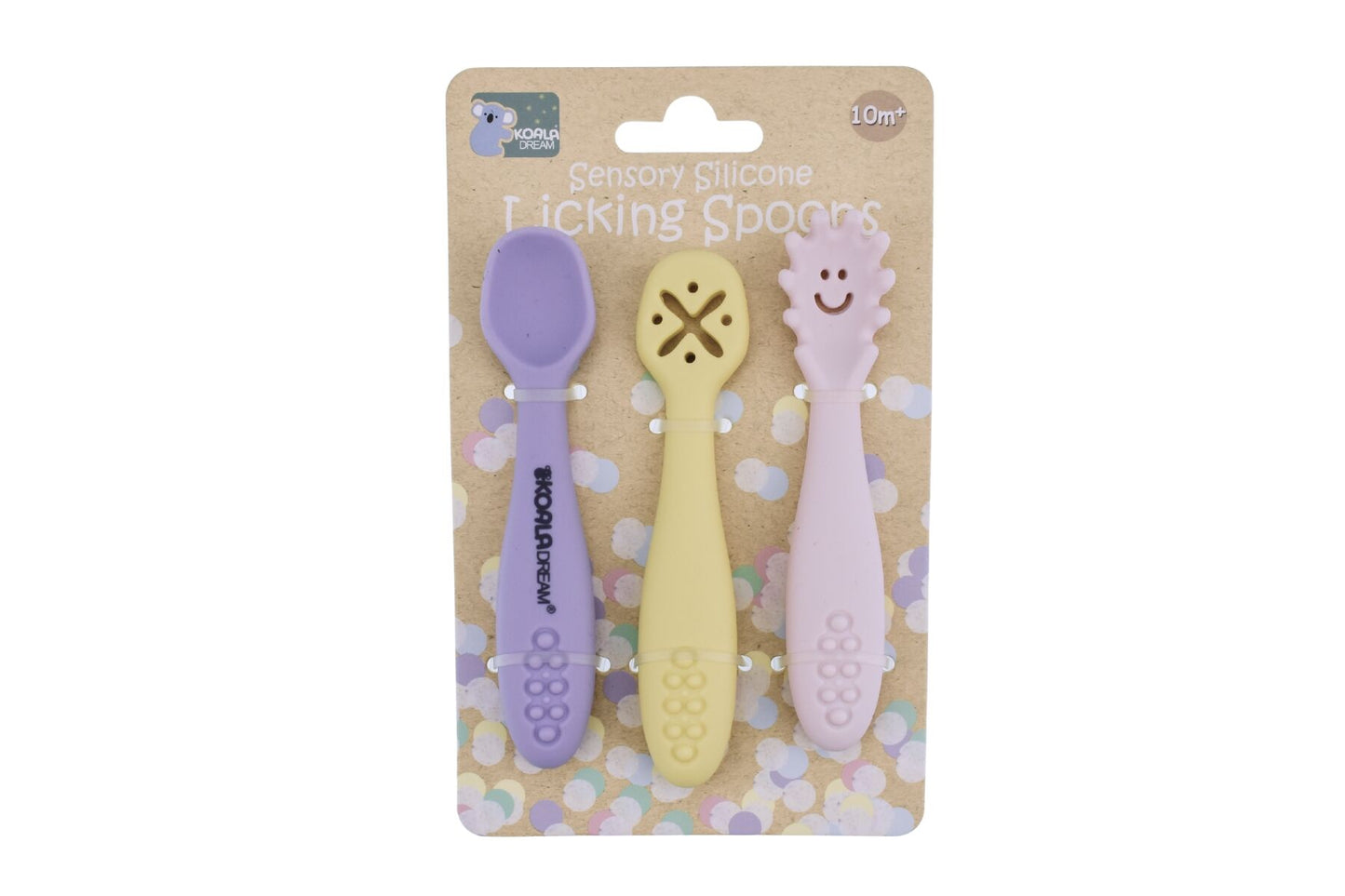 SENSORY SILICONE LICKING SPOONS - MULTICOLOUR - Bamboo Sprout