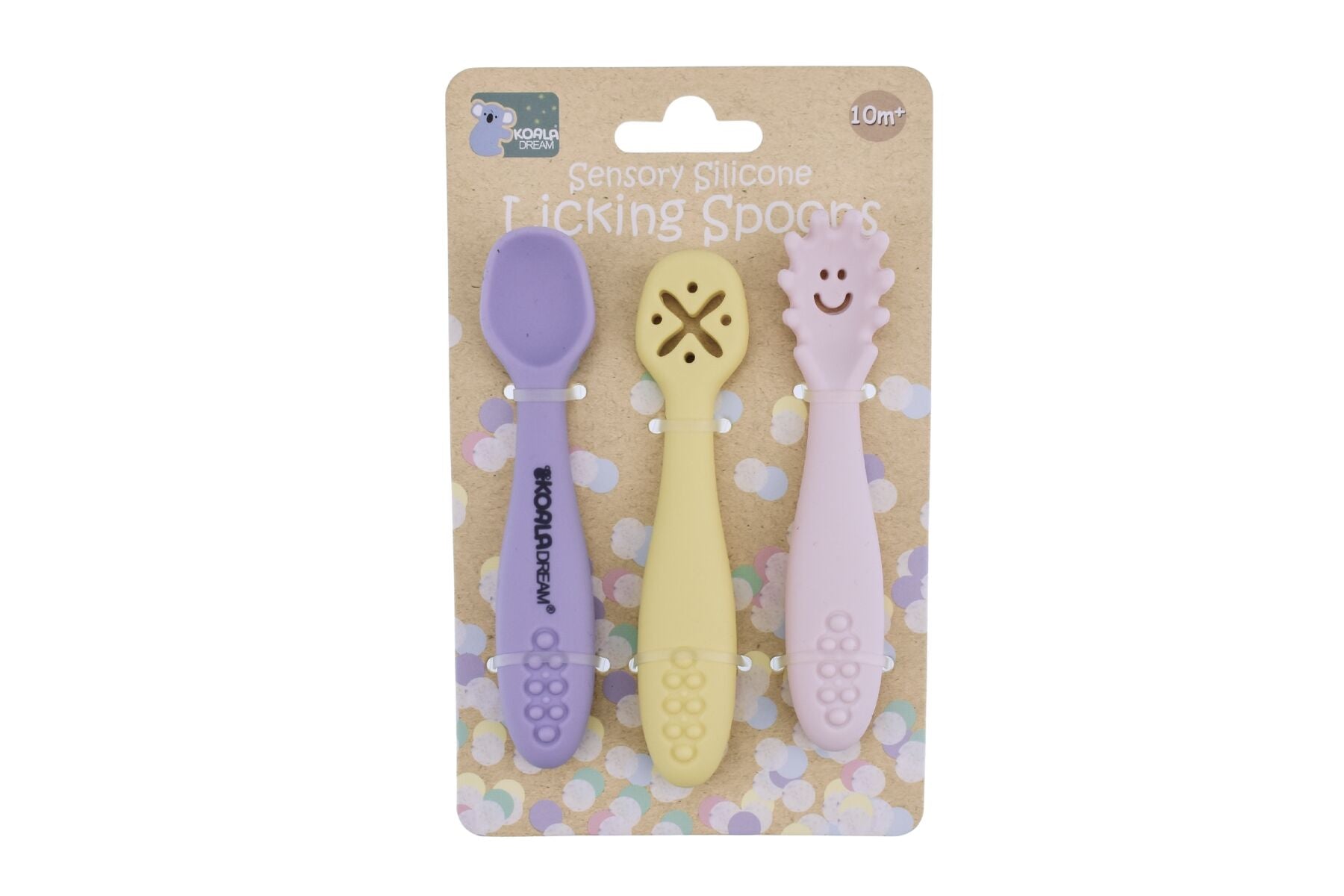 SENSORY SILICONE LICKING SPOONS - MULTICOLOUR - Bamboo Sprout