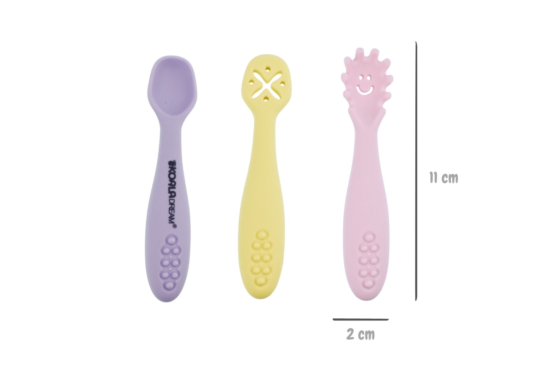 SENSORY SILICONE LICKING SPOONS - MULTICOLOUR - Bamboo Sprout