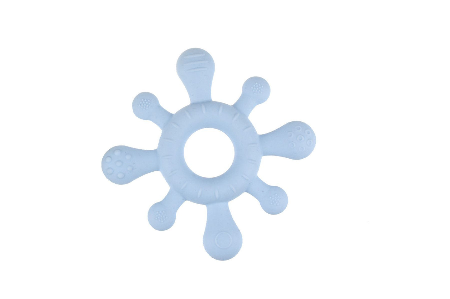 SENSORY SILICONE SPLASH TEETHER - BLUE - Bamboo Sprout