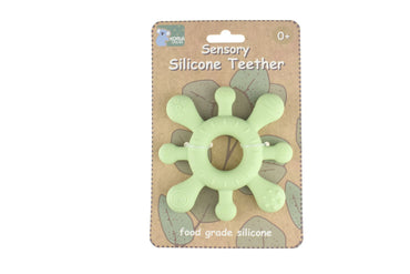 SENSORY SILICONE SPLASH TEETHER - GREEN - Bamboo Sprout