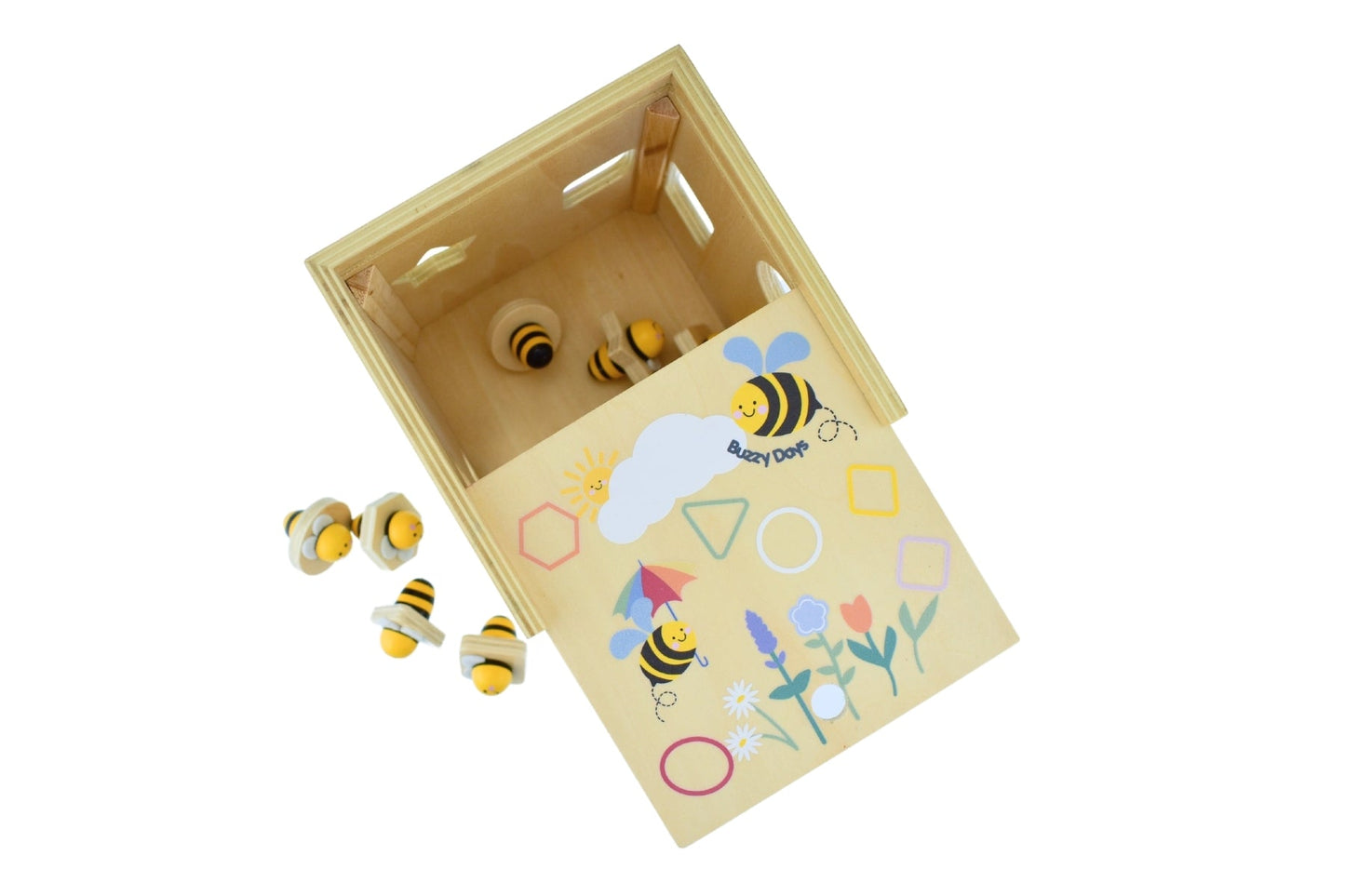 Colorful Koala Dream shape sorter toy with various shaped blocks for children to match and fit into the corresponding holes.